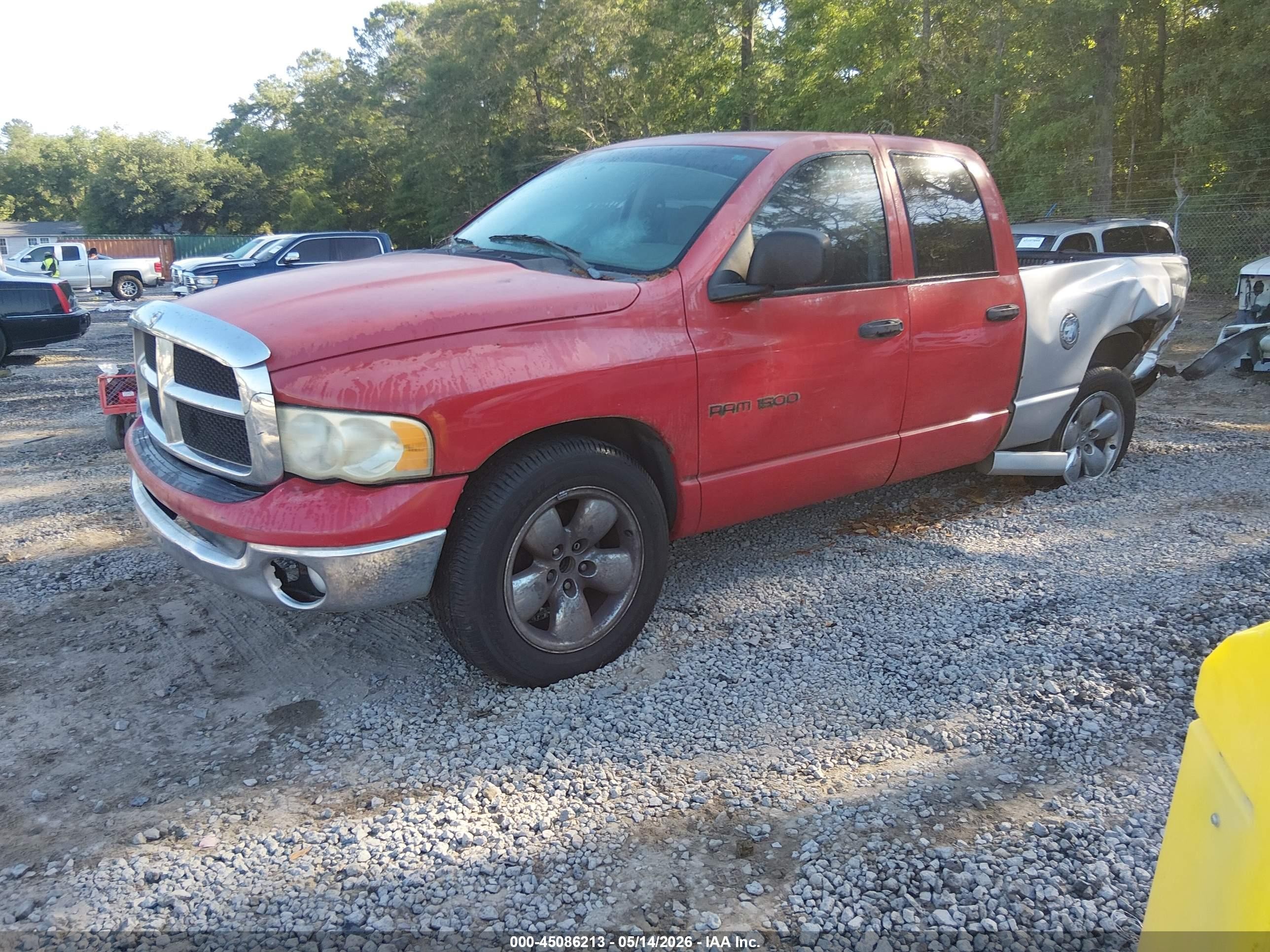 2005 Dodge Ram 1500 Slt/laramie Red vin: 1D7HA18N65S106296