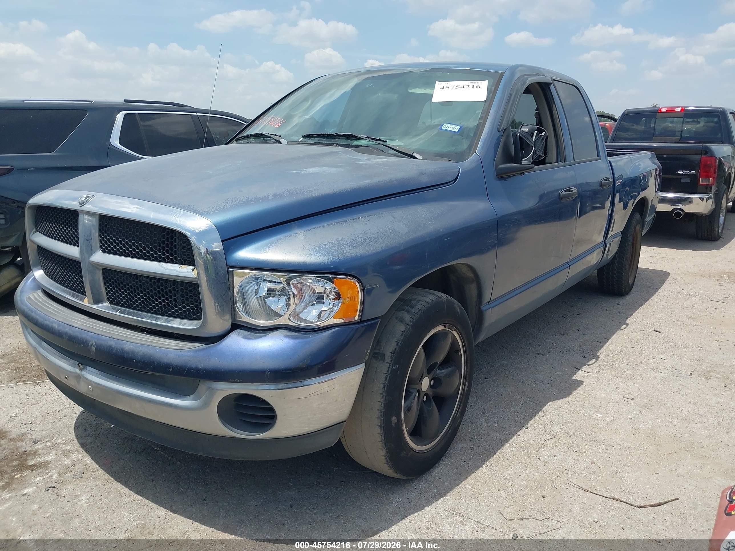 2005 Dodge Ram 1500 Slt/laramie Синий vin: 1D7HA18N65S234084