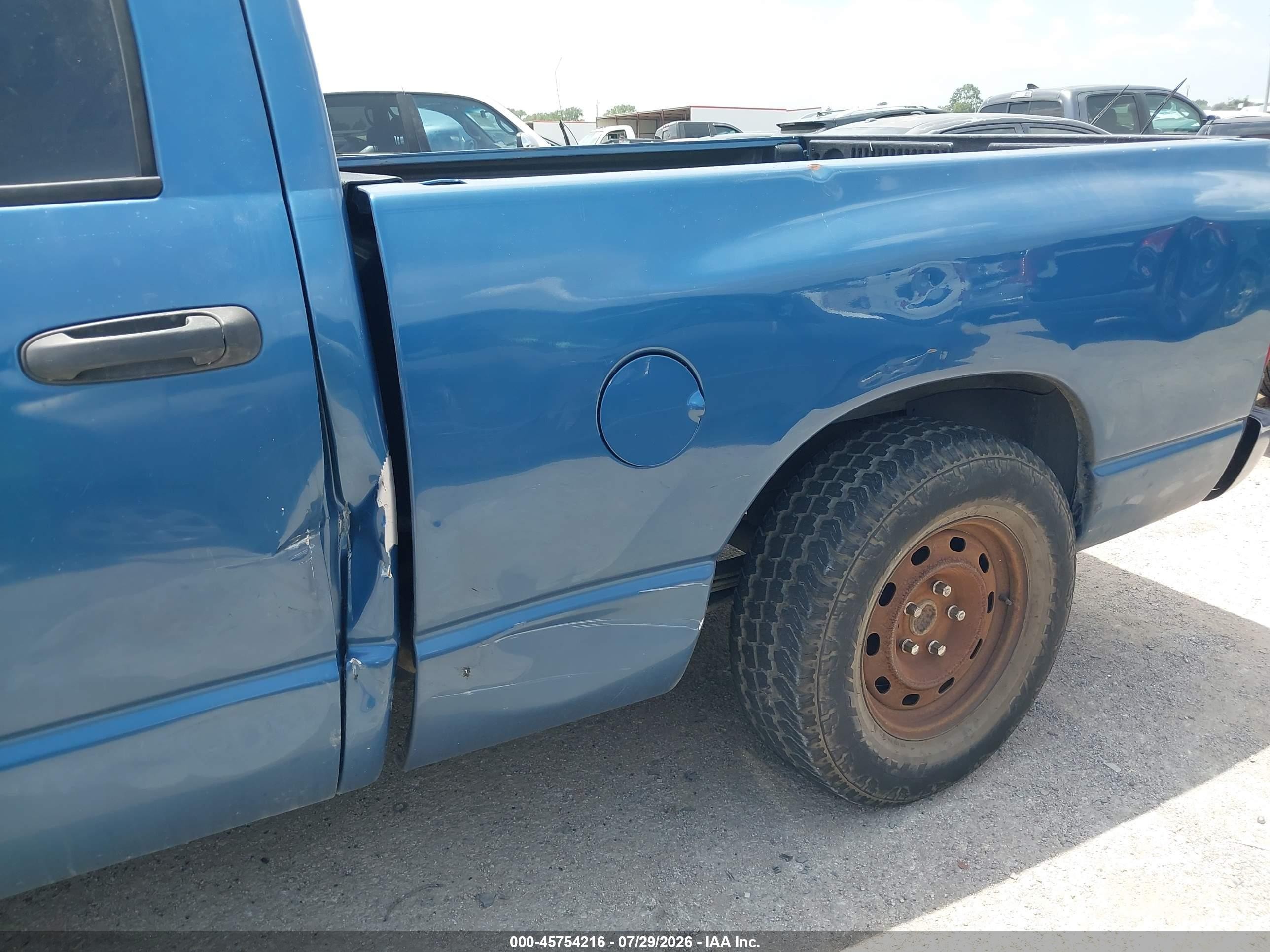 2005 Dodge Ram 1500 Slt/laramie Синий vin: 1D7HA18N65S234084