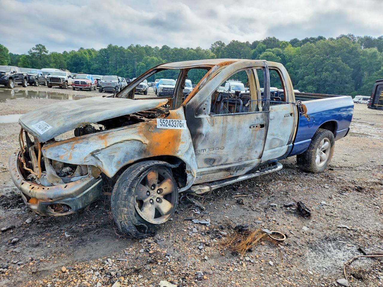 2005 Dodge Ram 1500 St Blue vin: 1D7HA18N65S239155