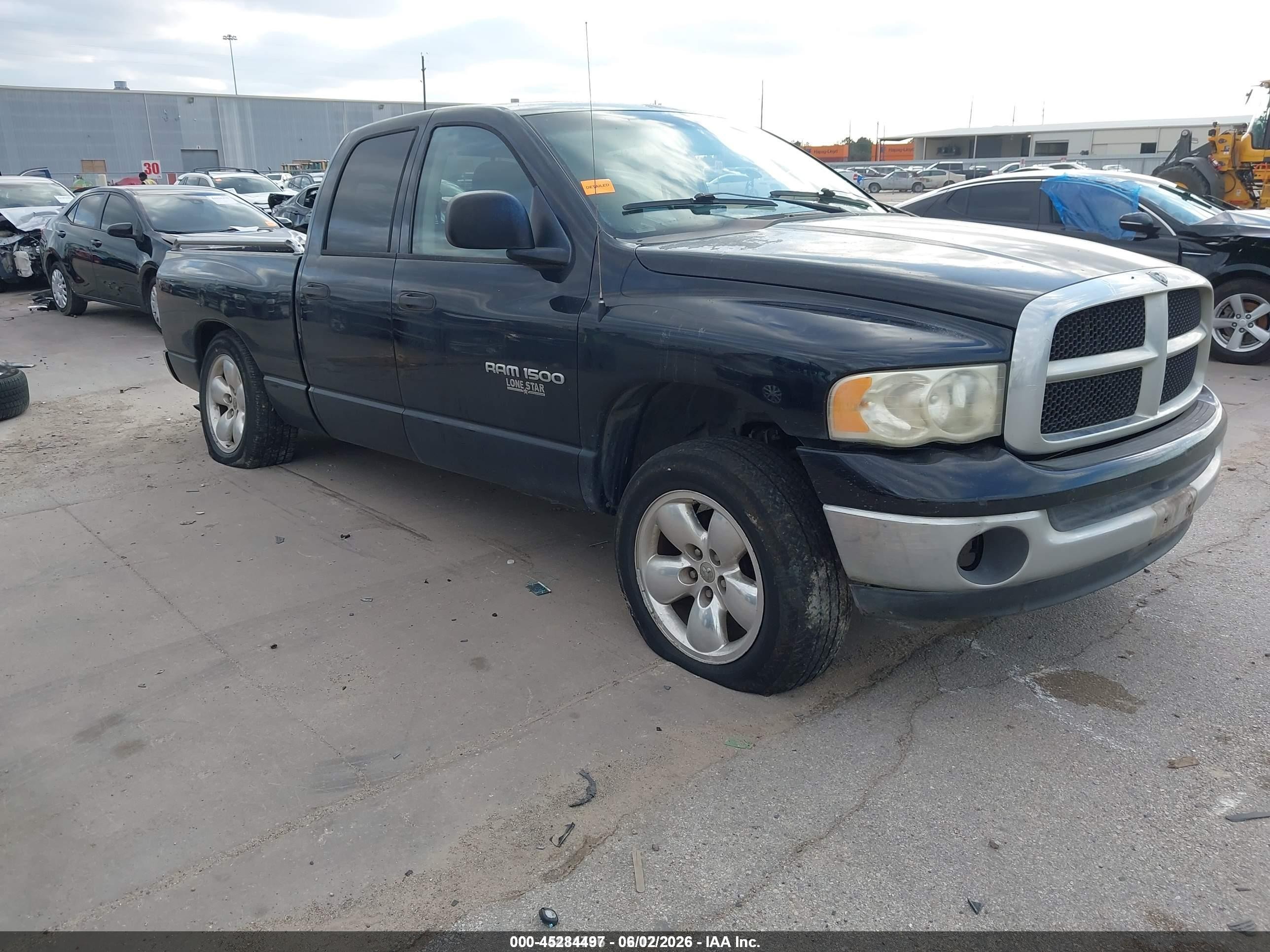 2005 Dodge Ram 1500 Slt/laramie Black vin: 1D7HA18N65S355861