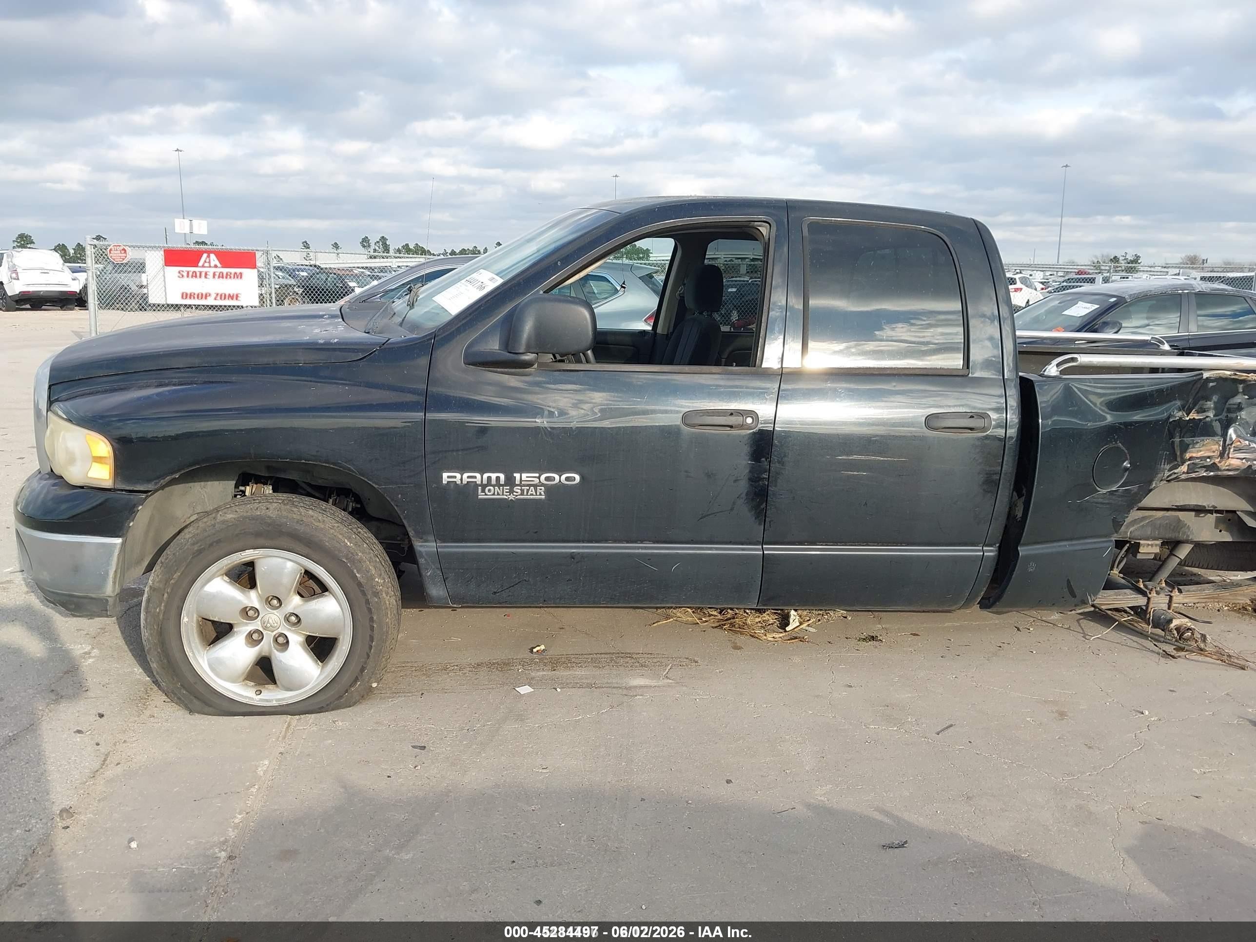 2005 Dodge Ram 1500 Slt/laramie Black vin: 1D7HA18N65S355861