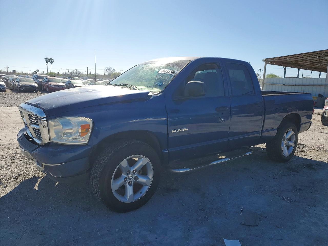 2008 Dodge Ram 1500 St Blue vin: 1D7HA18N68J241014
