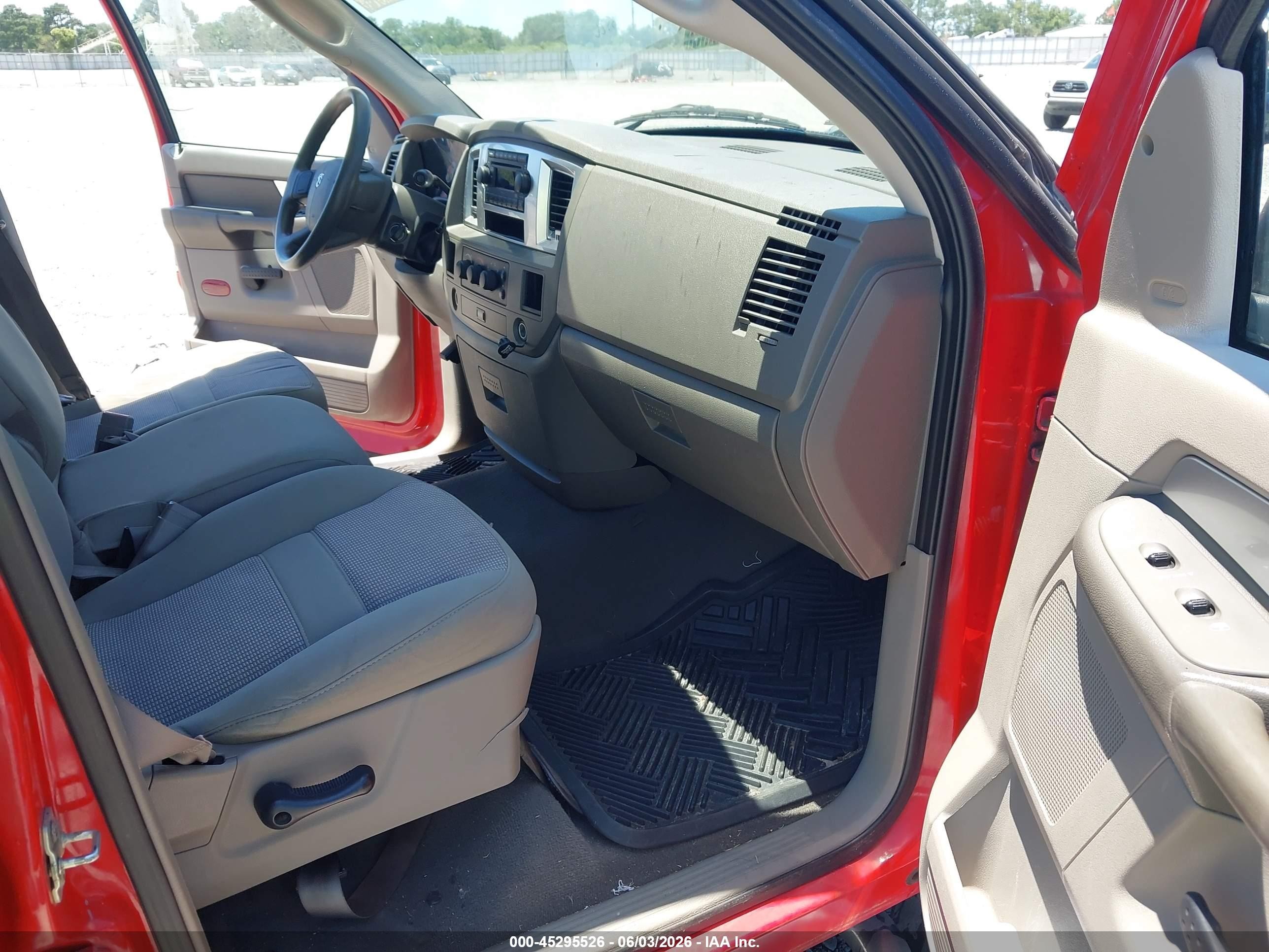 2008 Dodge Ram 1500 Slt Red vin: 1D7HA18N68S555692