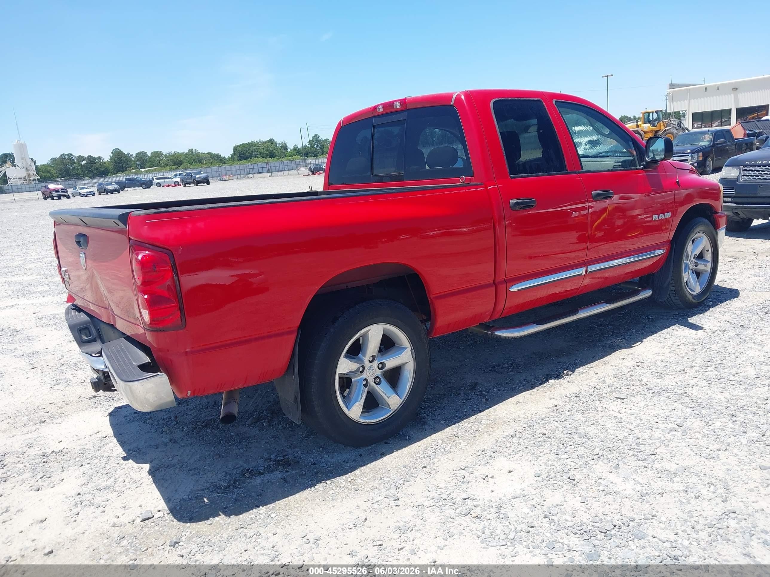 2008 Dodge Ram 1500 Slt Red vin: 1D7HA18N68S555692