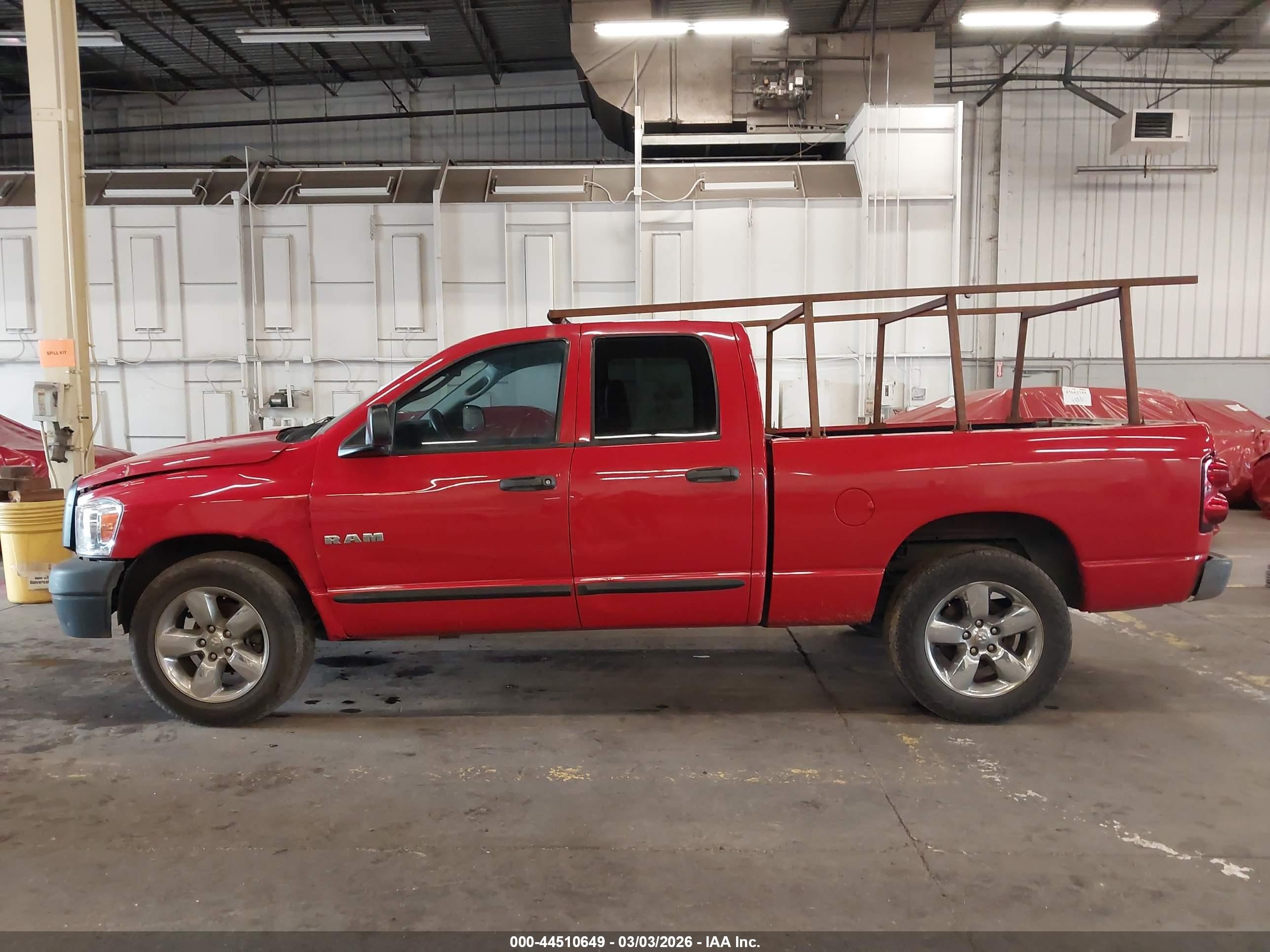 2008 Dodge Ram 1500 St/sxt Red vin: 1D7HA18N68S559273