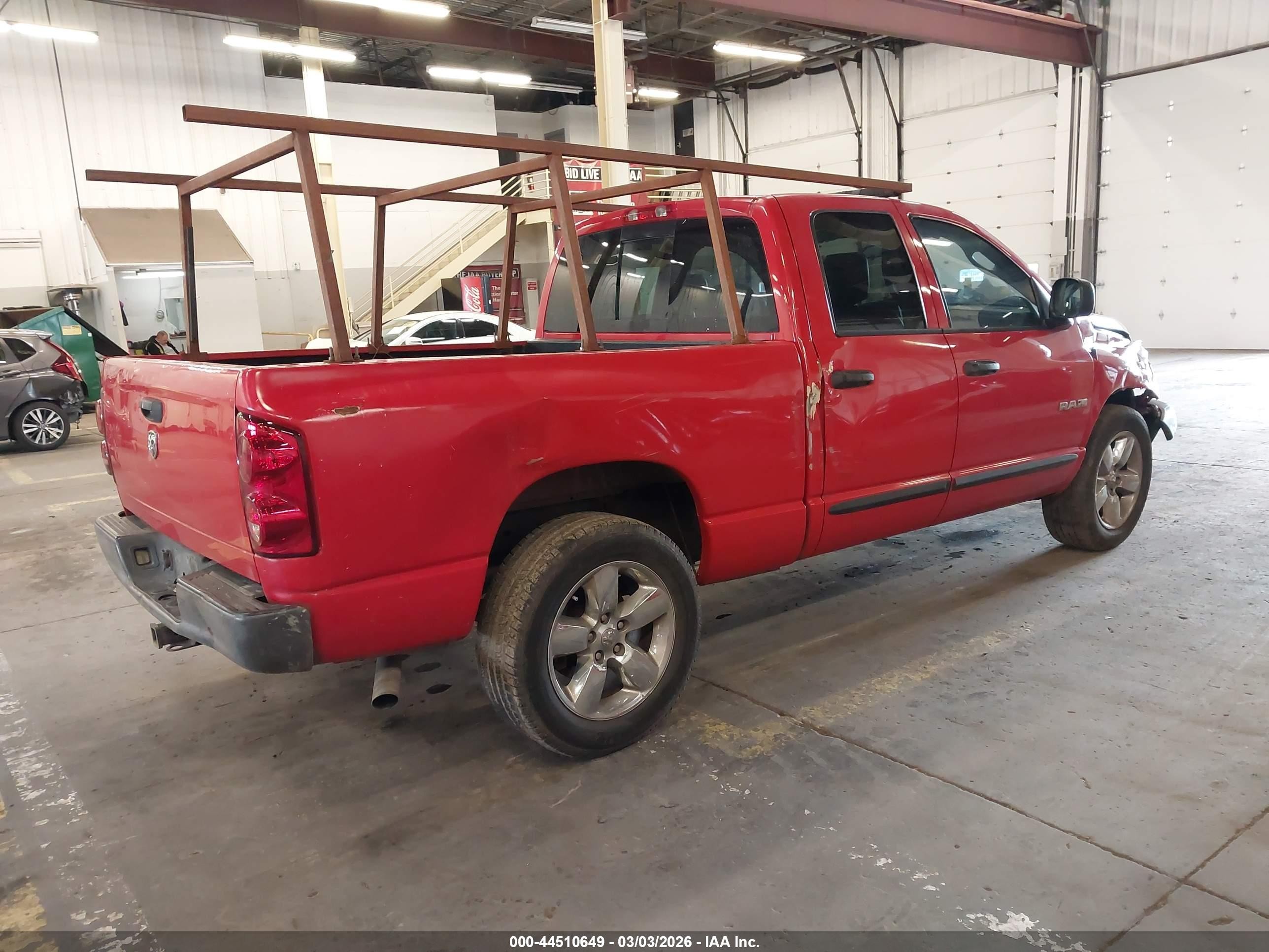 2008 Dodge Ram 1500 St/sxt Red vin: 1D7HA18N68S559273