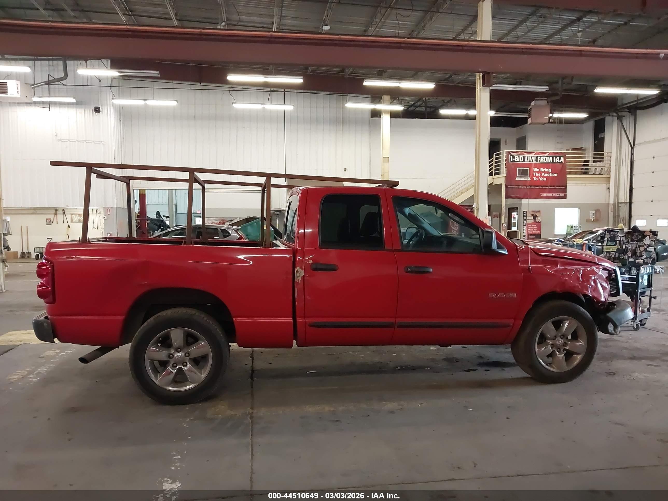 2008 Dodge Ram 1500 St/sxt Red vin: 1D7HA18N68S559273