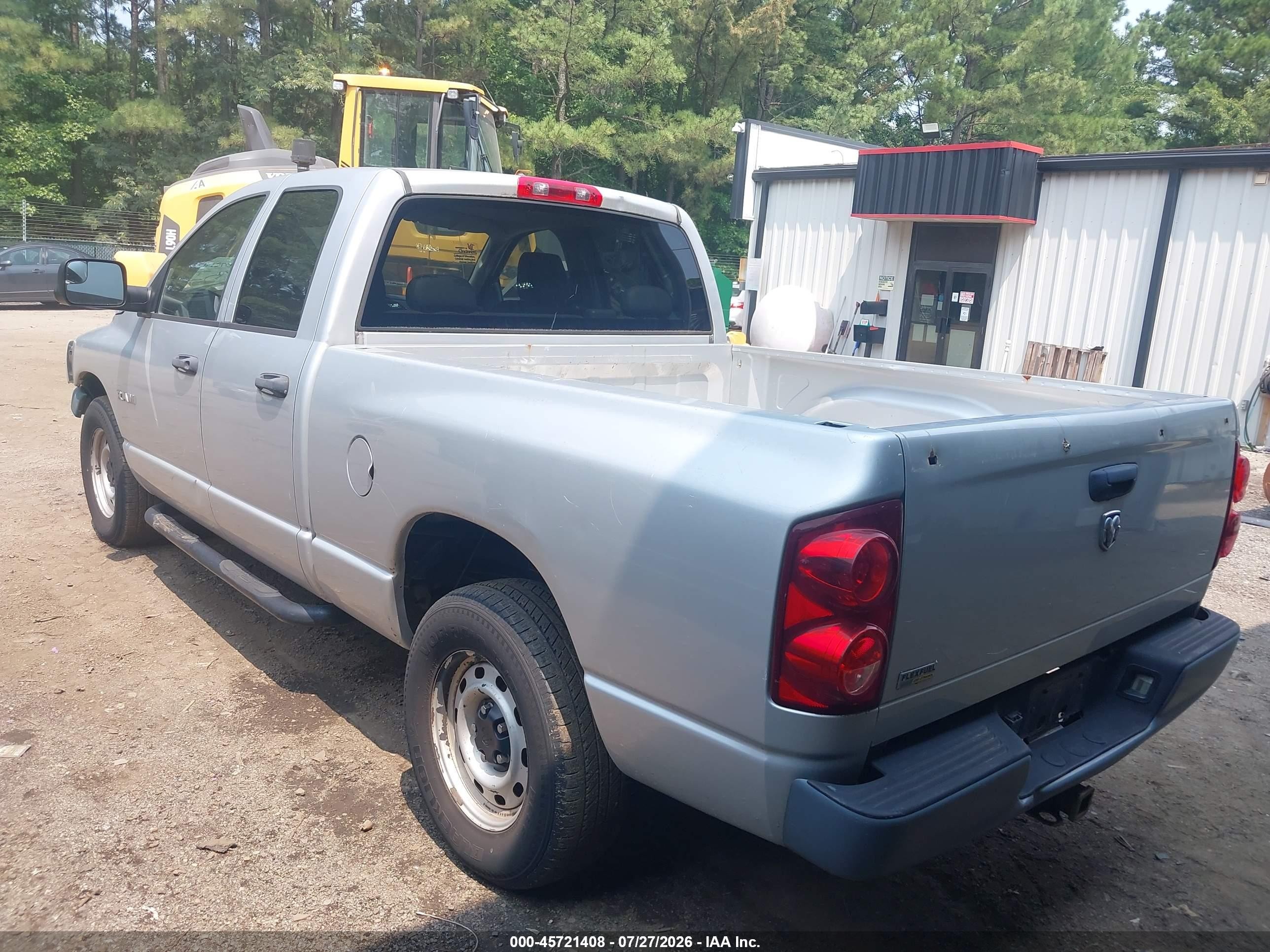 2008 Dodge Ram 1500 St/sxt Gray vin: 1D7HA18N68S604230