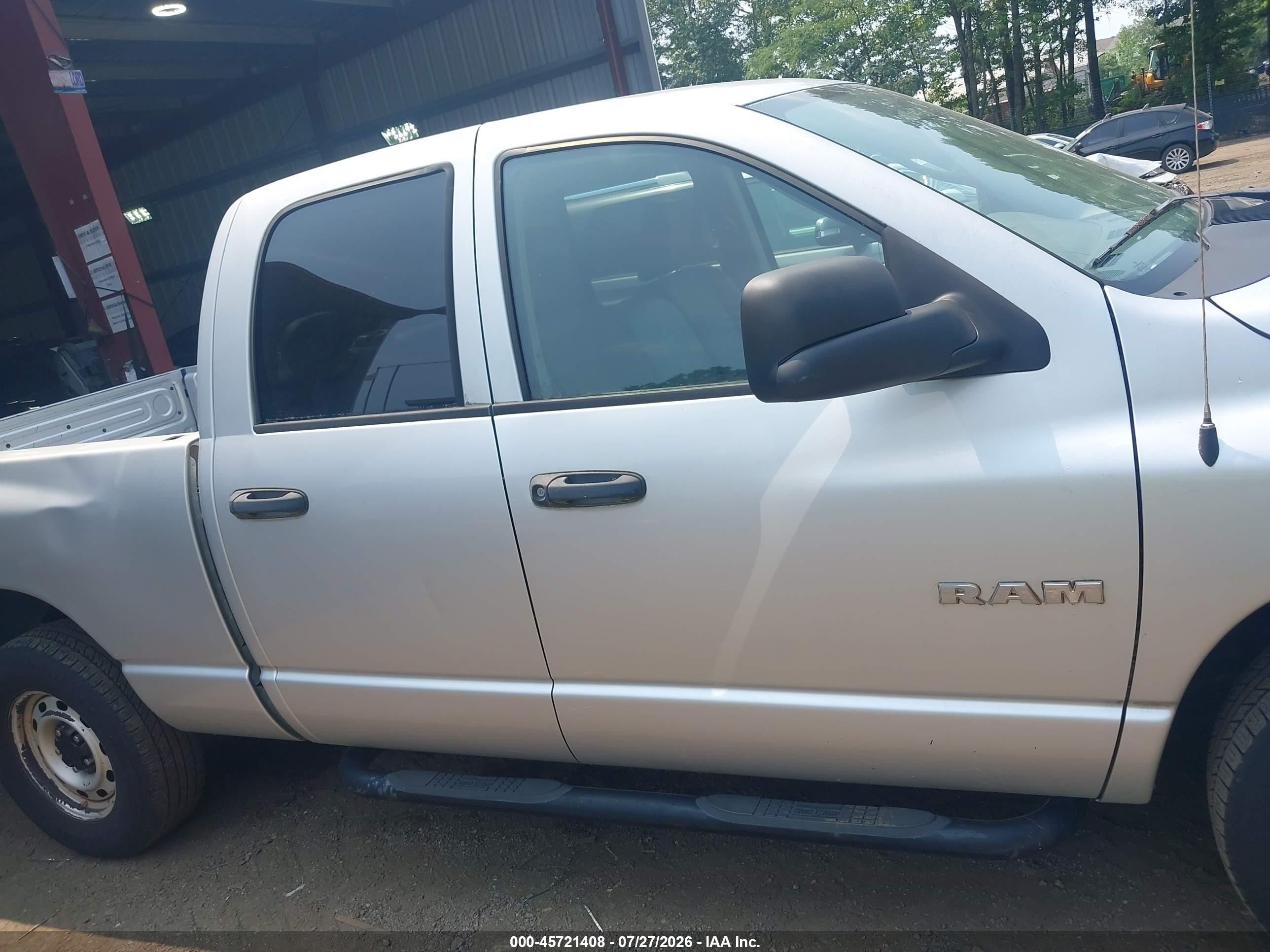 2008 Dodge Ram 1500 St/sxt Gray vin: 1D7HA18N68S604230