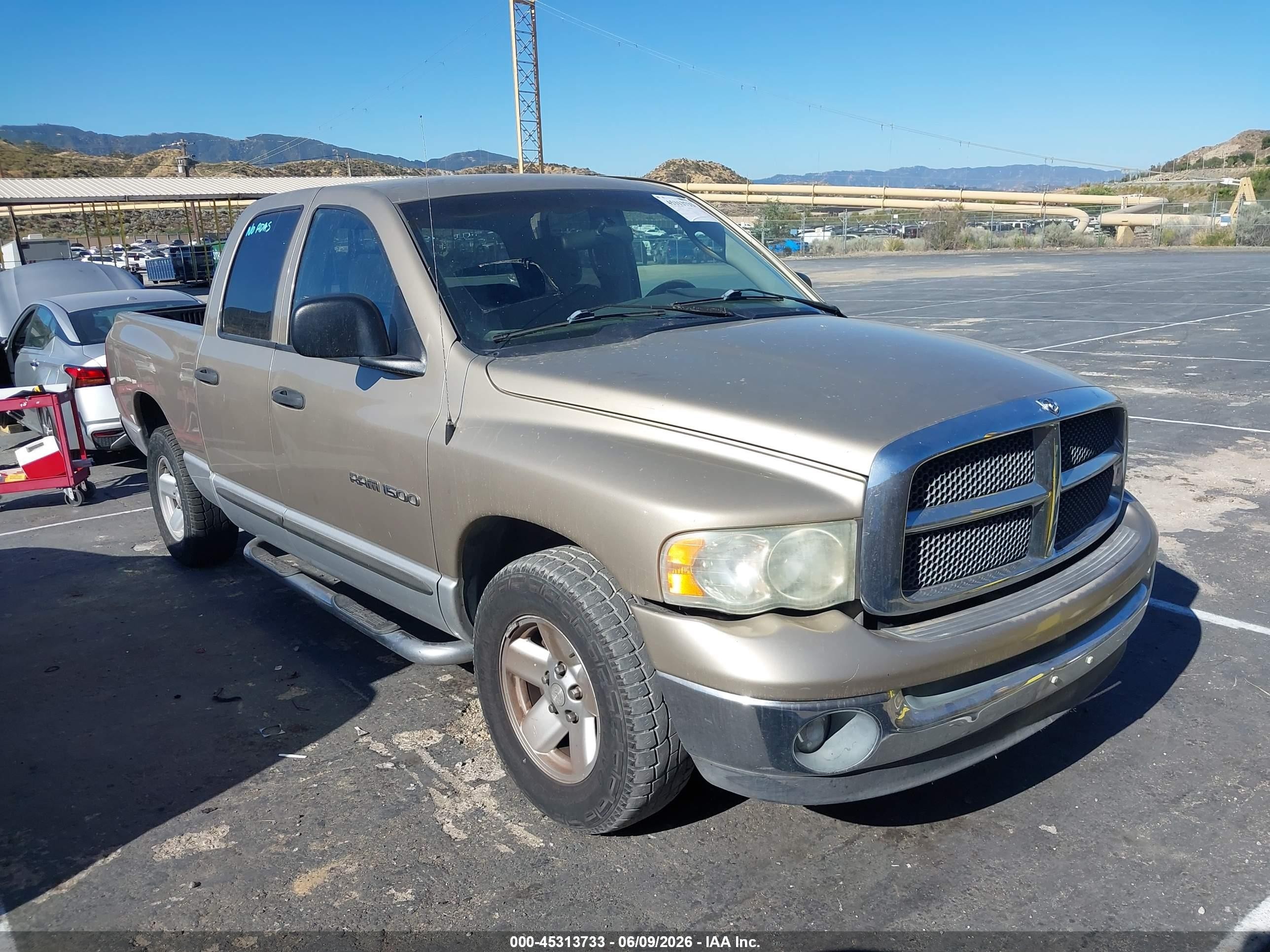 2003 Dodge Ram 1500 Slt/laramie/st Tan vin: 1D7HA18N73S165564