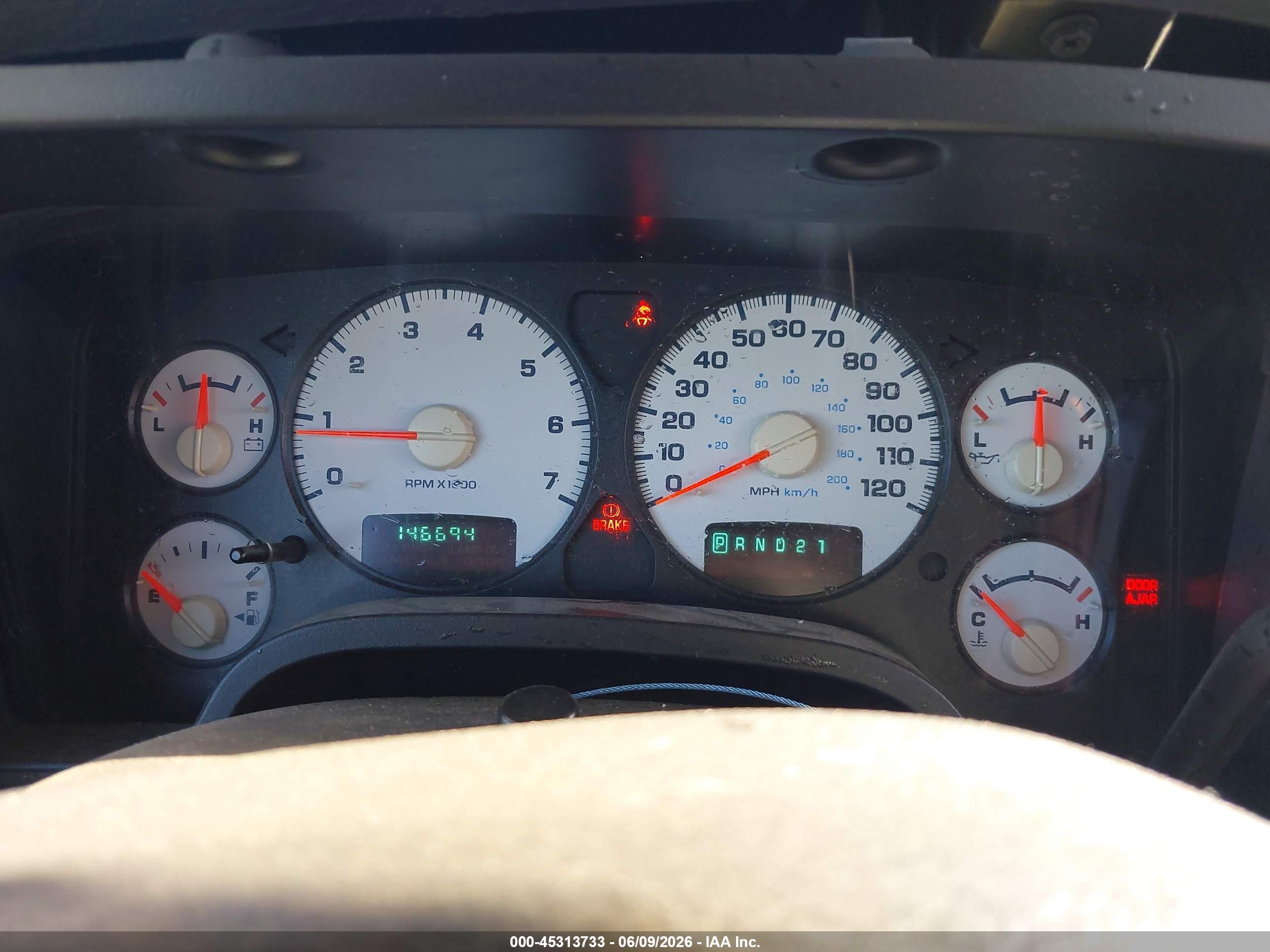 2003 Dodge Ram 1500 Slt/laramie/st Tan vin: 1D7HA18N73S165564