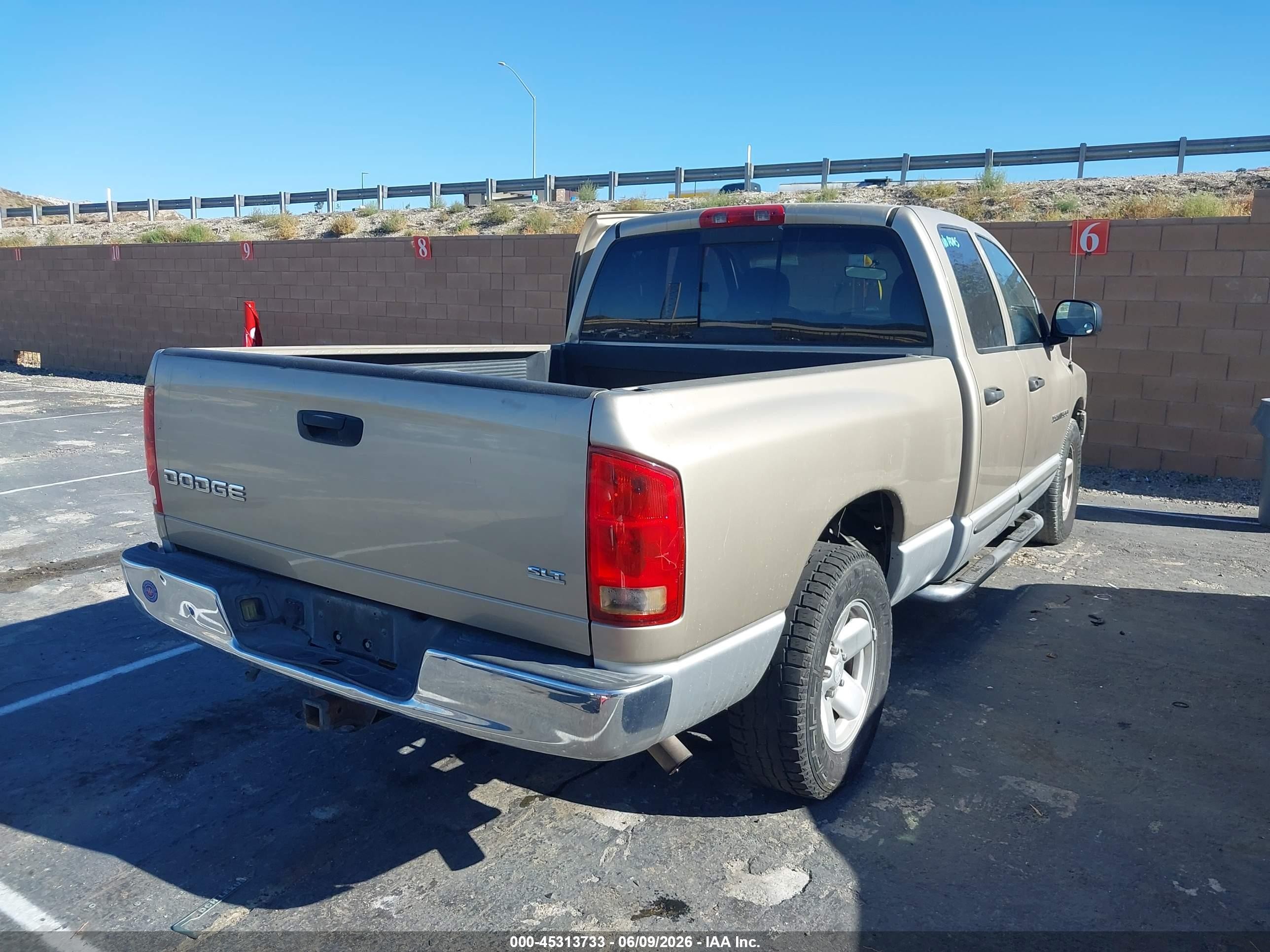 2003 Dodge Ram 1500 Slt/laramie/st Tan vin: 1D7HA18N73S165564