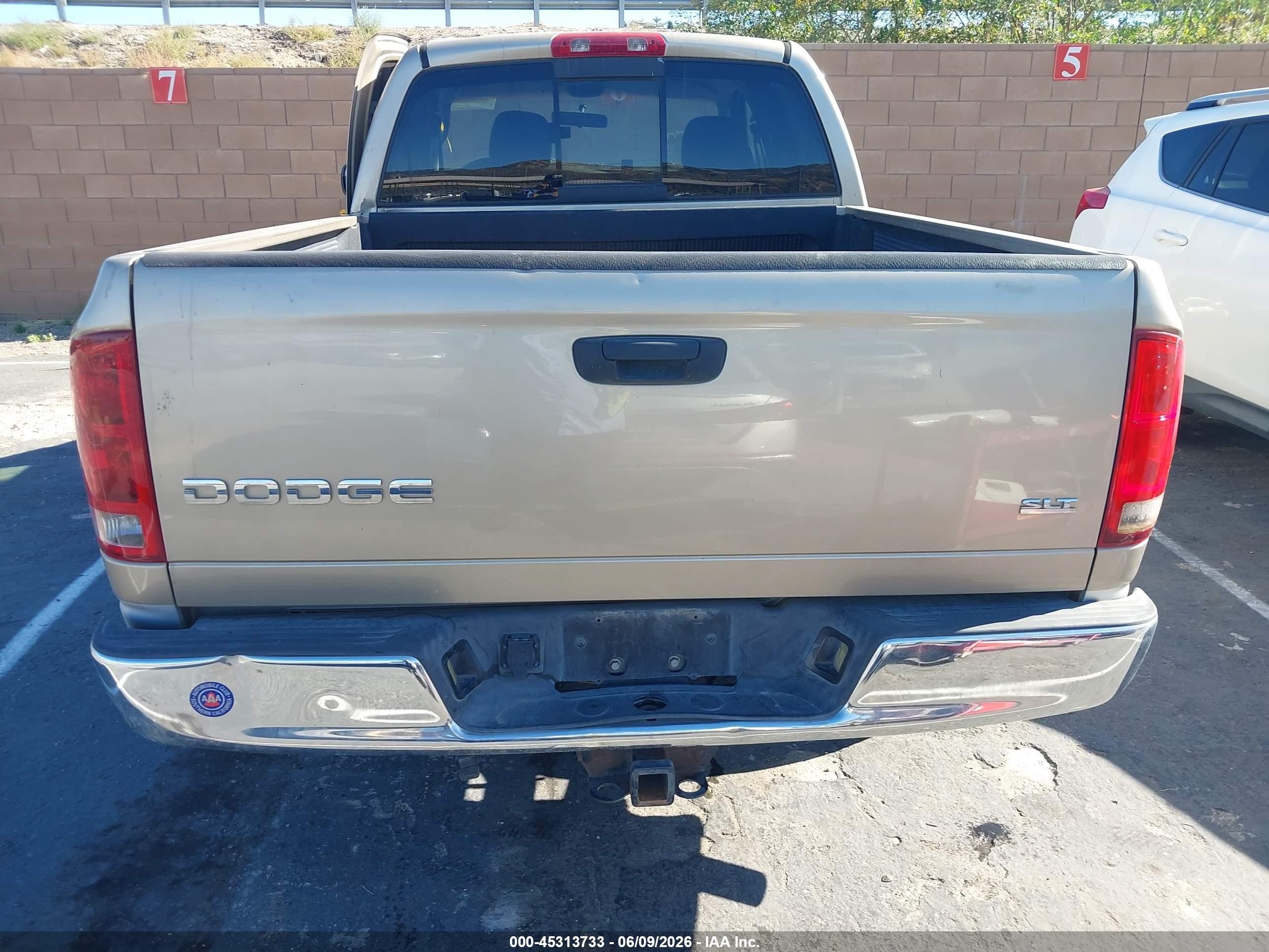 2003 Dodge Ram 1500 Slt/laramie/st Tan vin: 1D7HA18N73S165564