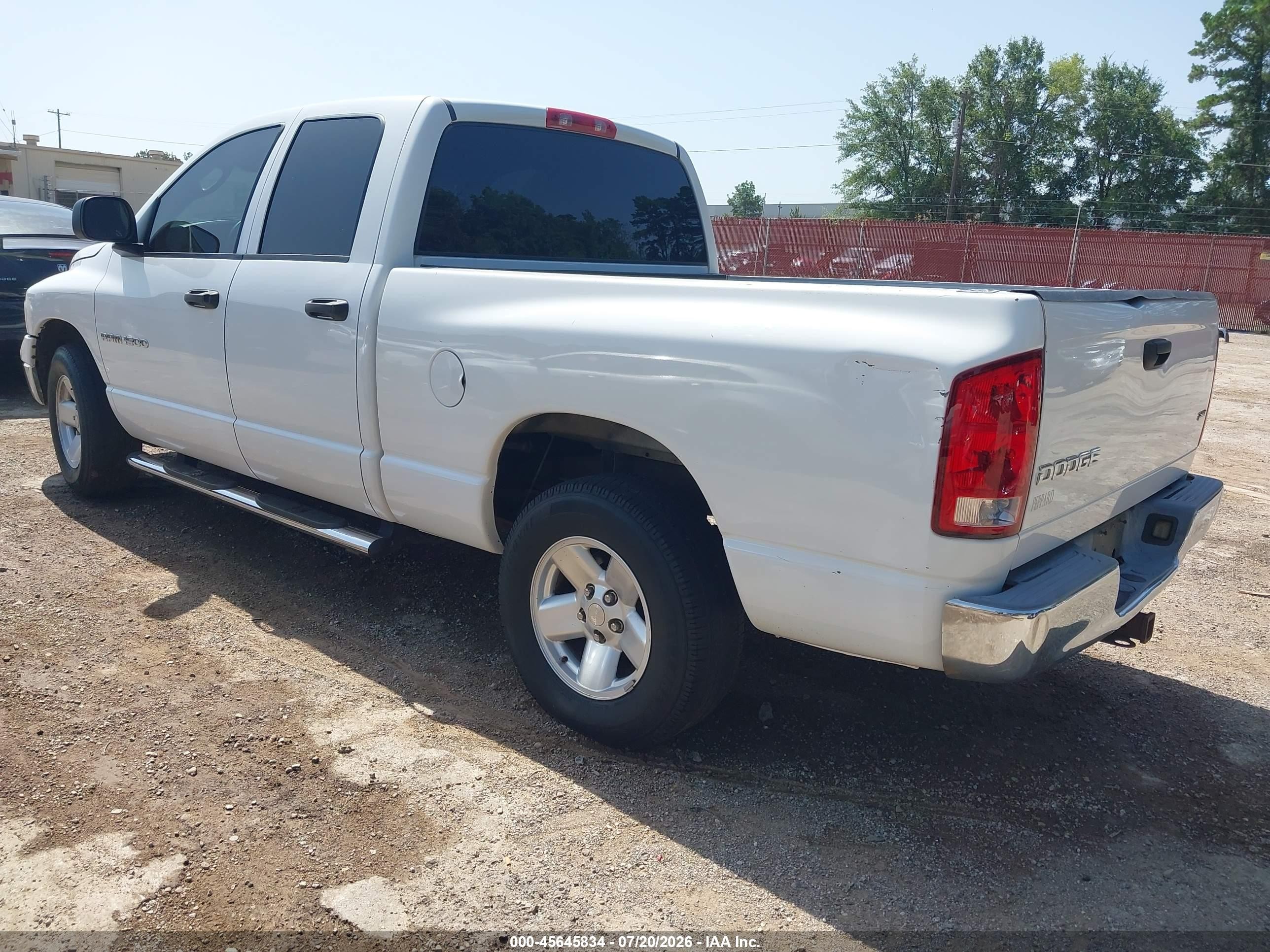 2003 Dodge Ram 1500 Slt/laramie/st Белый vin: 1D7HA18N73S291486