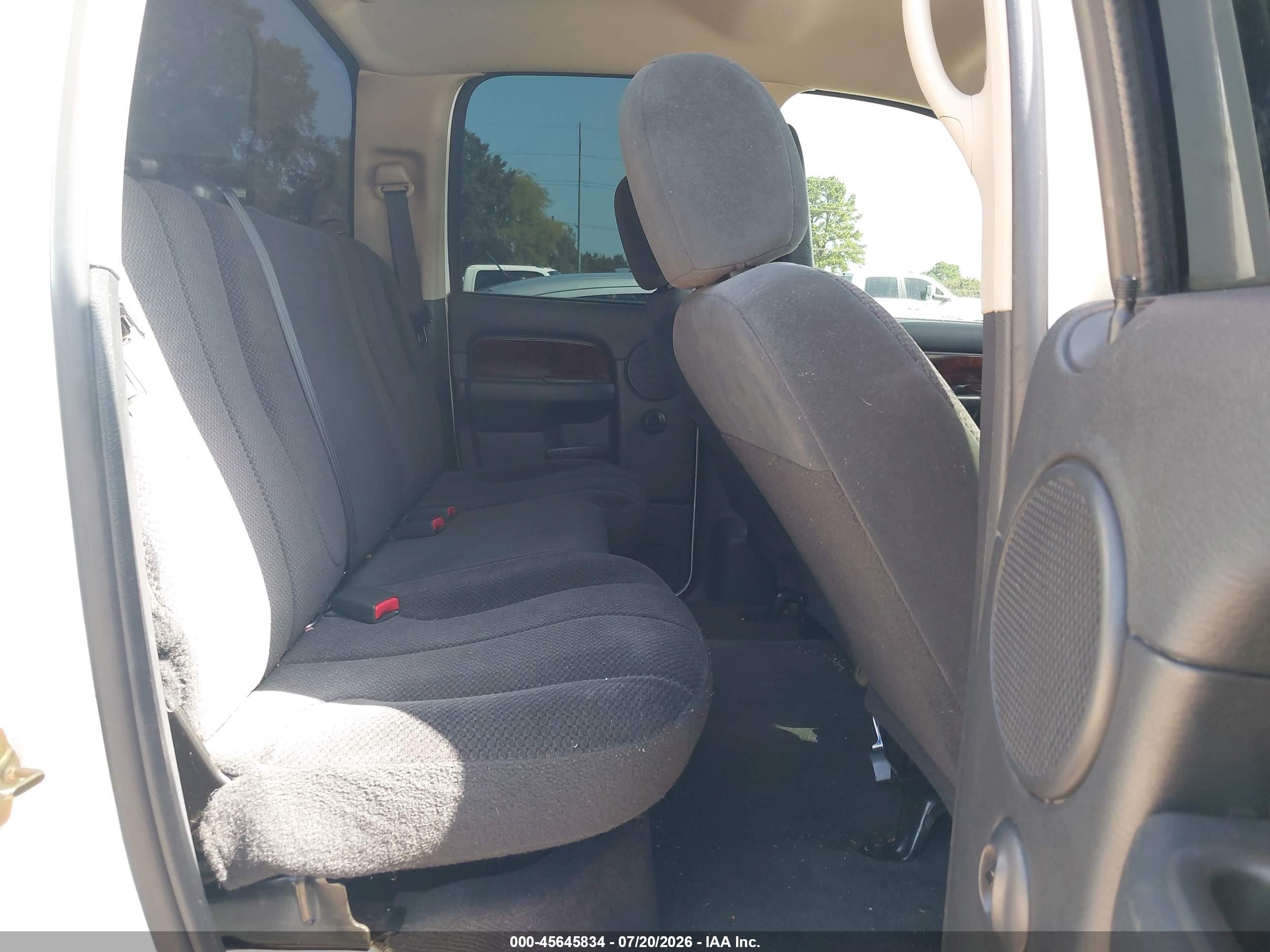 2003 Dodge Ram 1500 Slt/laramie/st Белый vin: 1D7HA18N73S291486