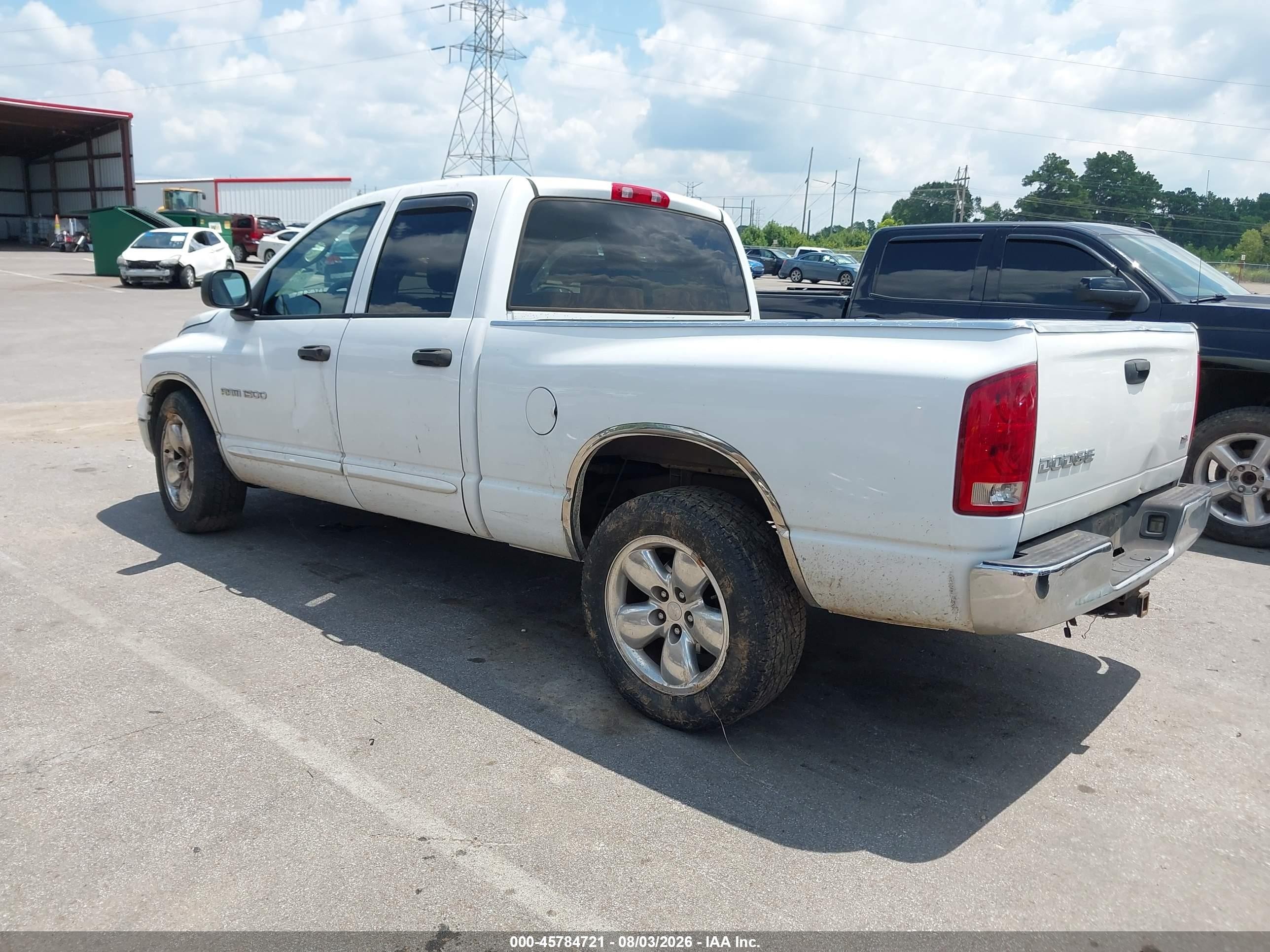2003 Dodge Ram 1500 Slt/laramie/st White vin: 1D7HA18N73S371435
