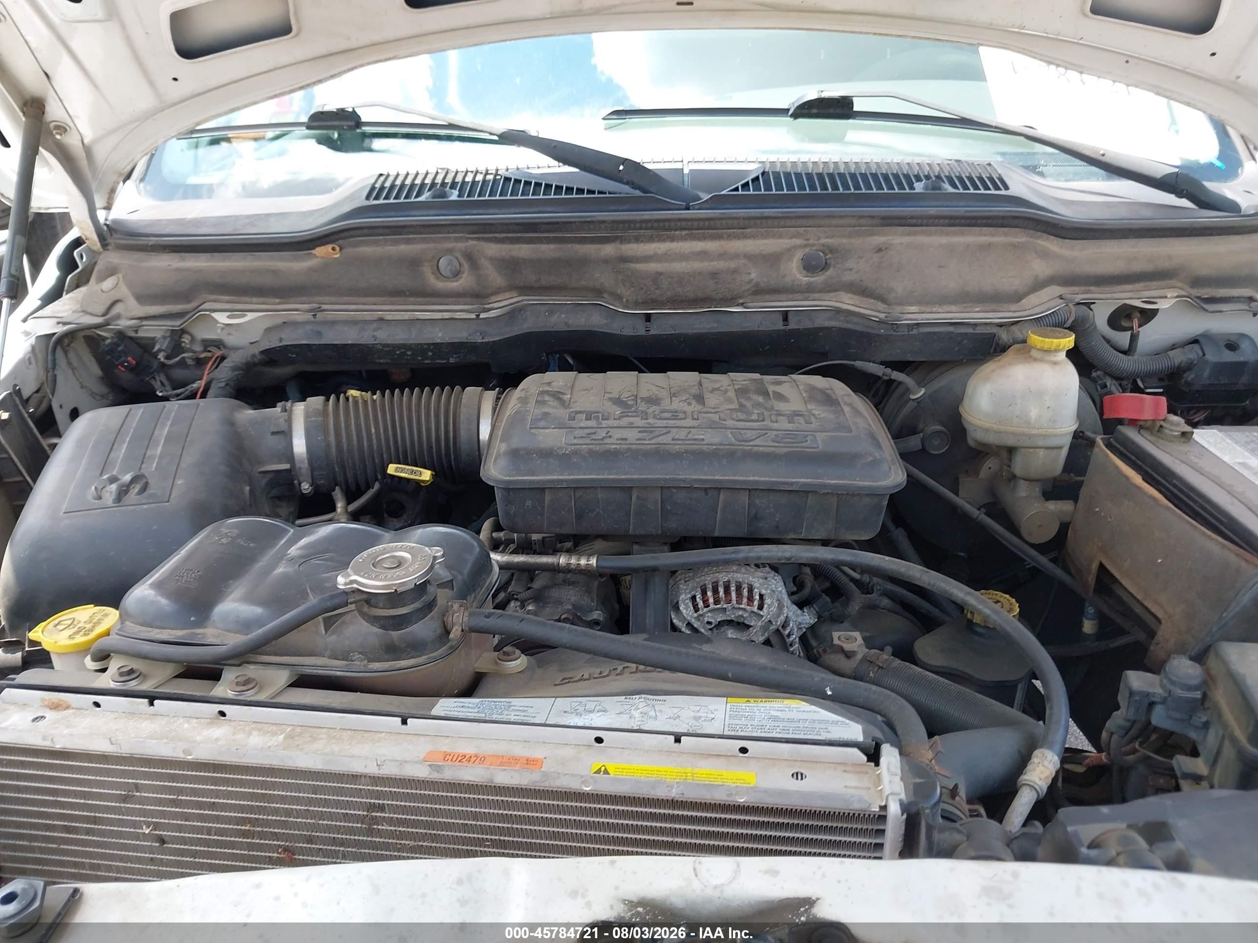 2003 Dodge Ram 1500 Slt/laramie/st White vin: 1D7HA18N73S371435