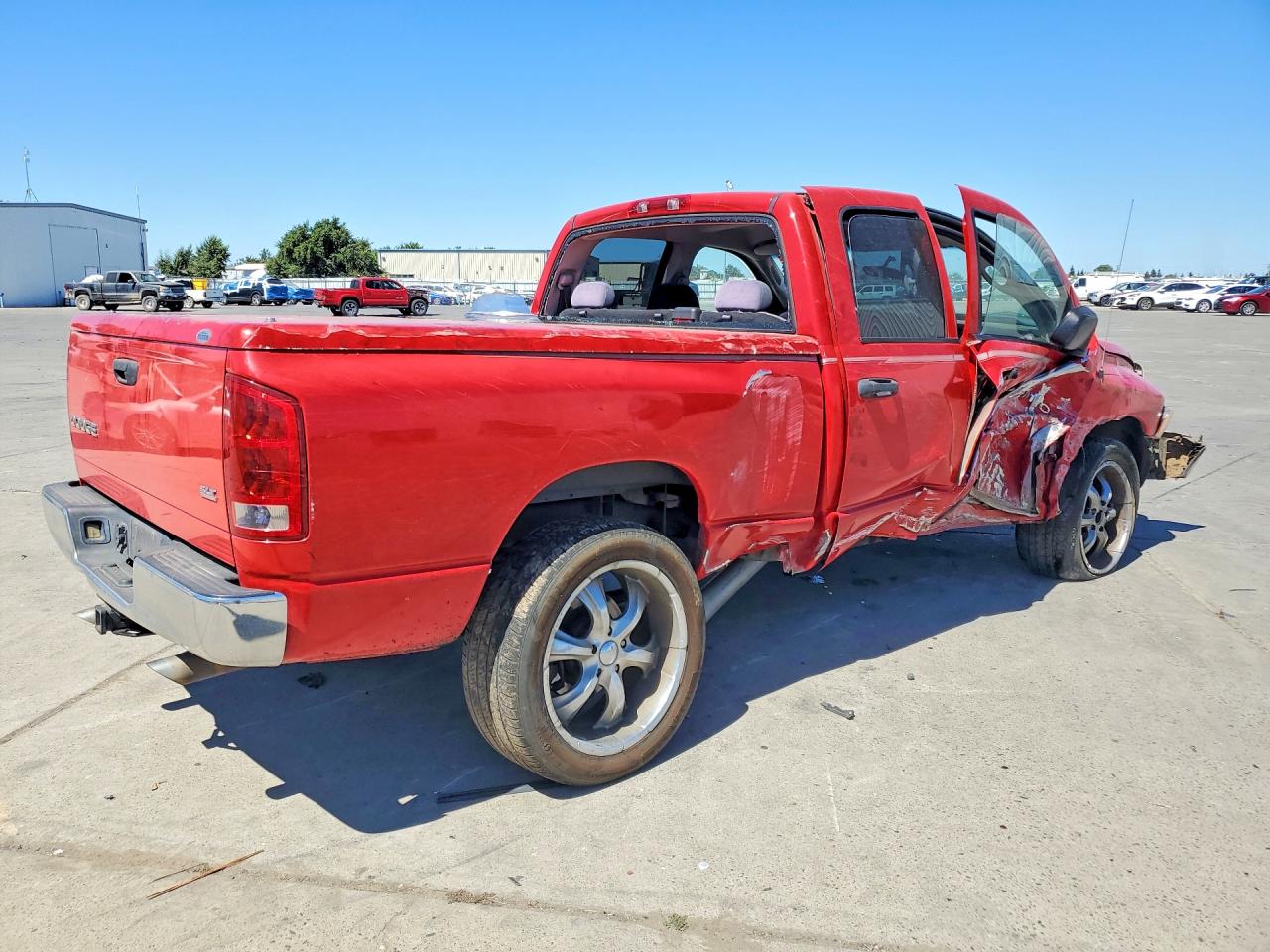 2004 Dodge Ram 1500 St Красный vin: 1D7HA18N74S784991