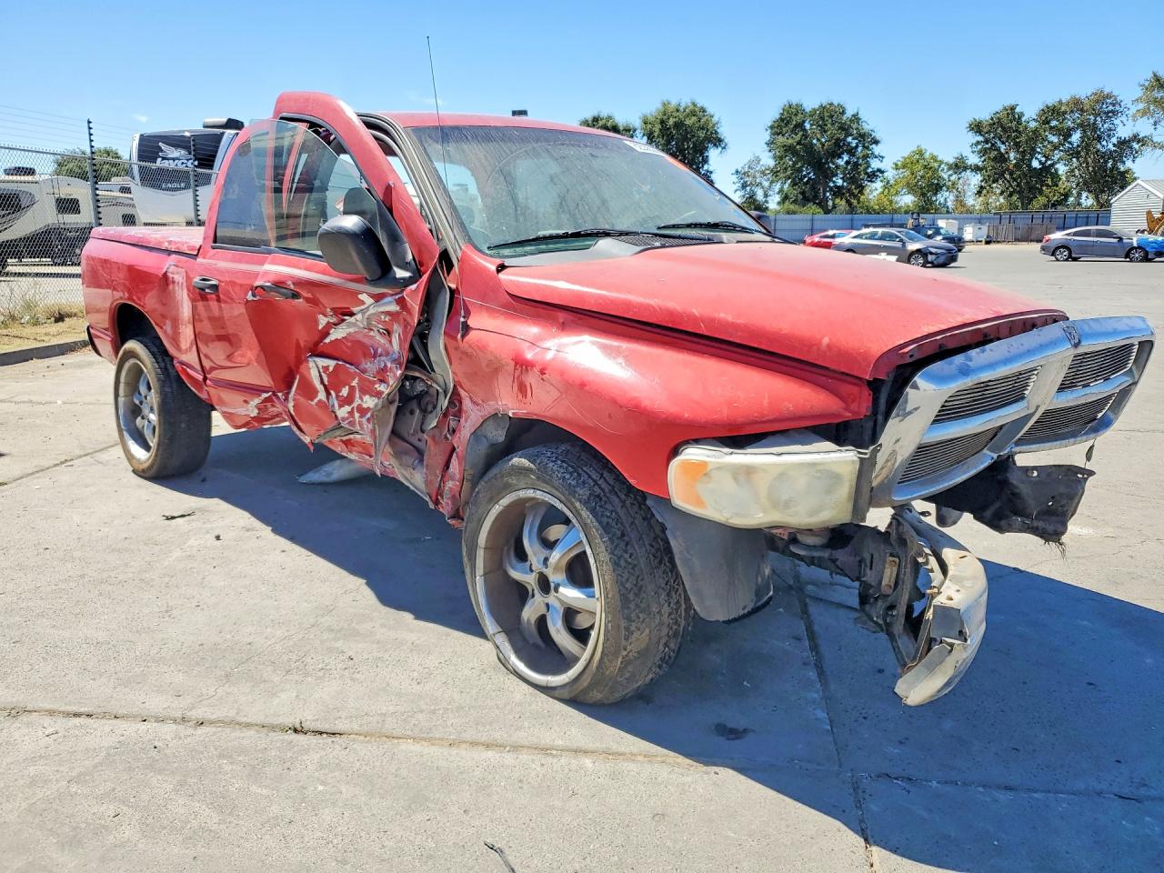 2004 Dodge Ram 1500 St Красный vin: 1D7HA18N74S784991