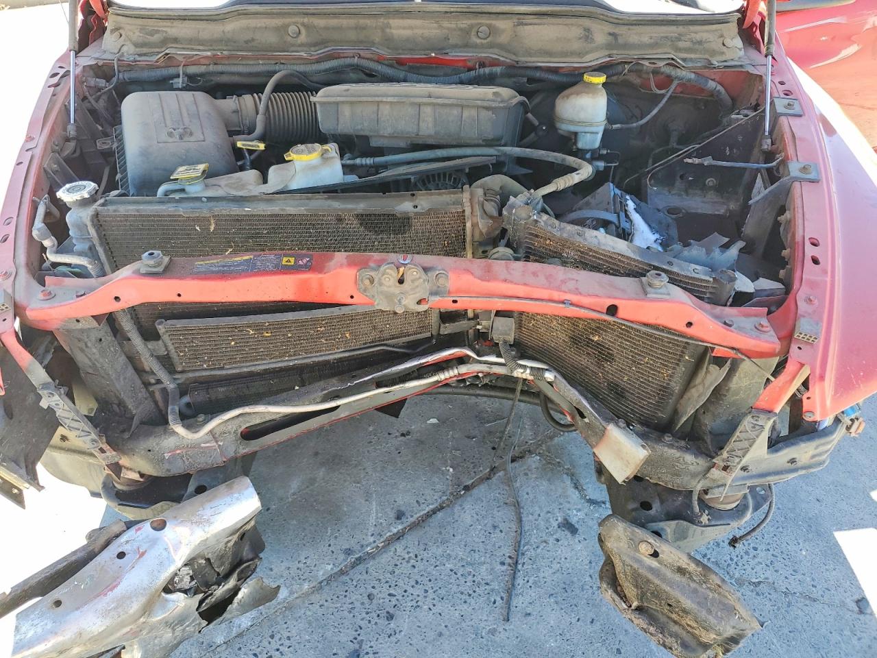 2004 Dodge Ram 1500 St Красный vin: 1D7HA18N74S784991