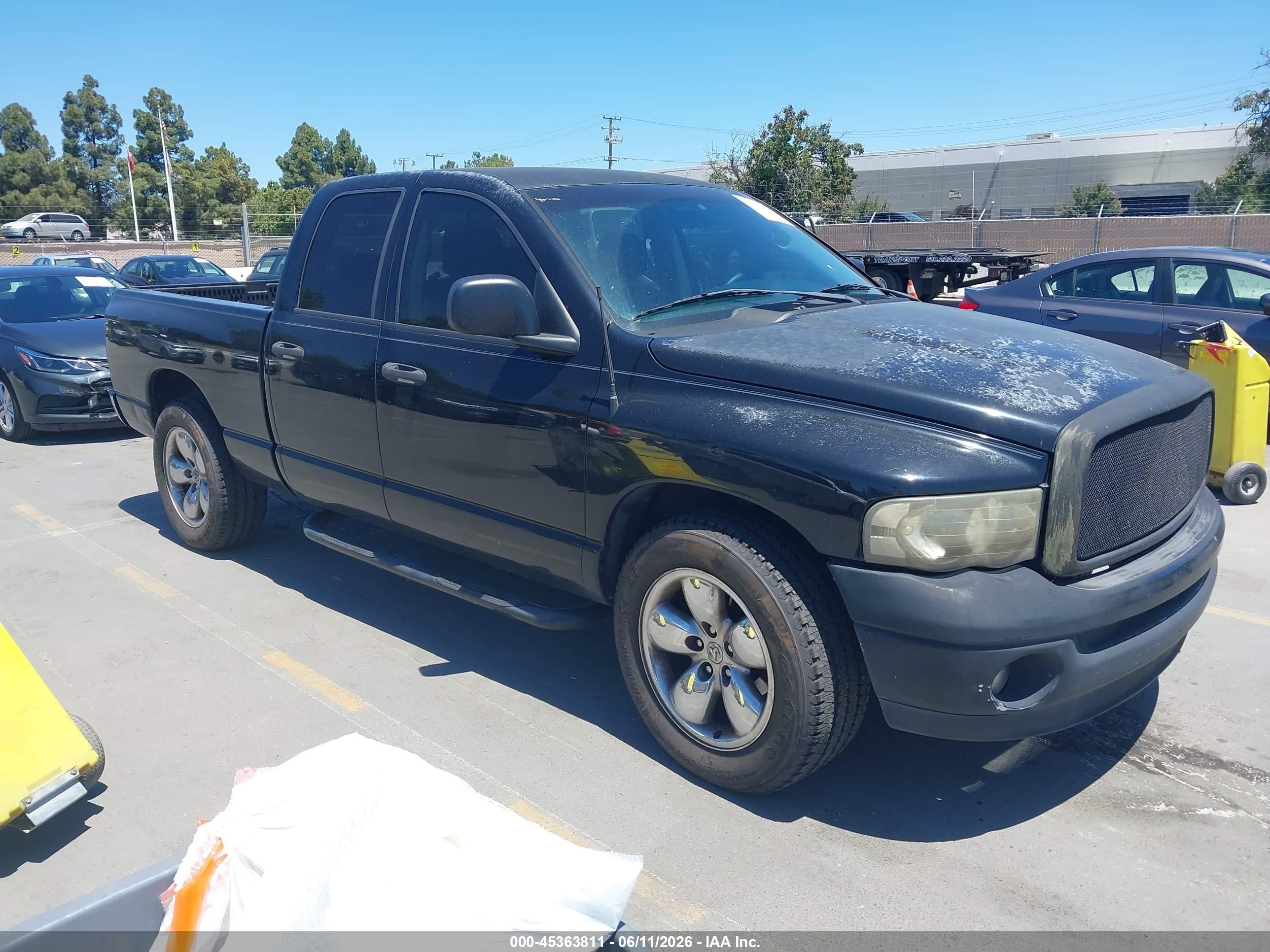 2005 Dodge Ram 1500 Slt/laramie Черный vin: 1D7HA18N75S367355