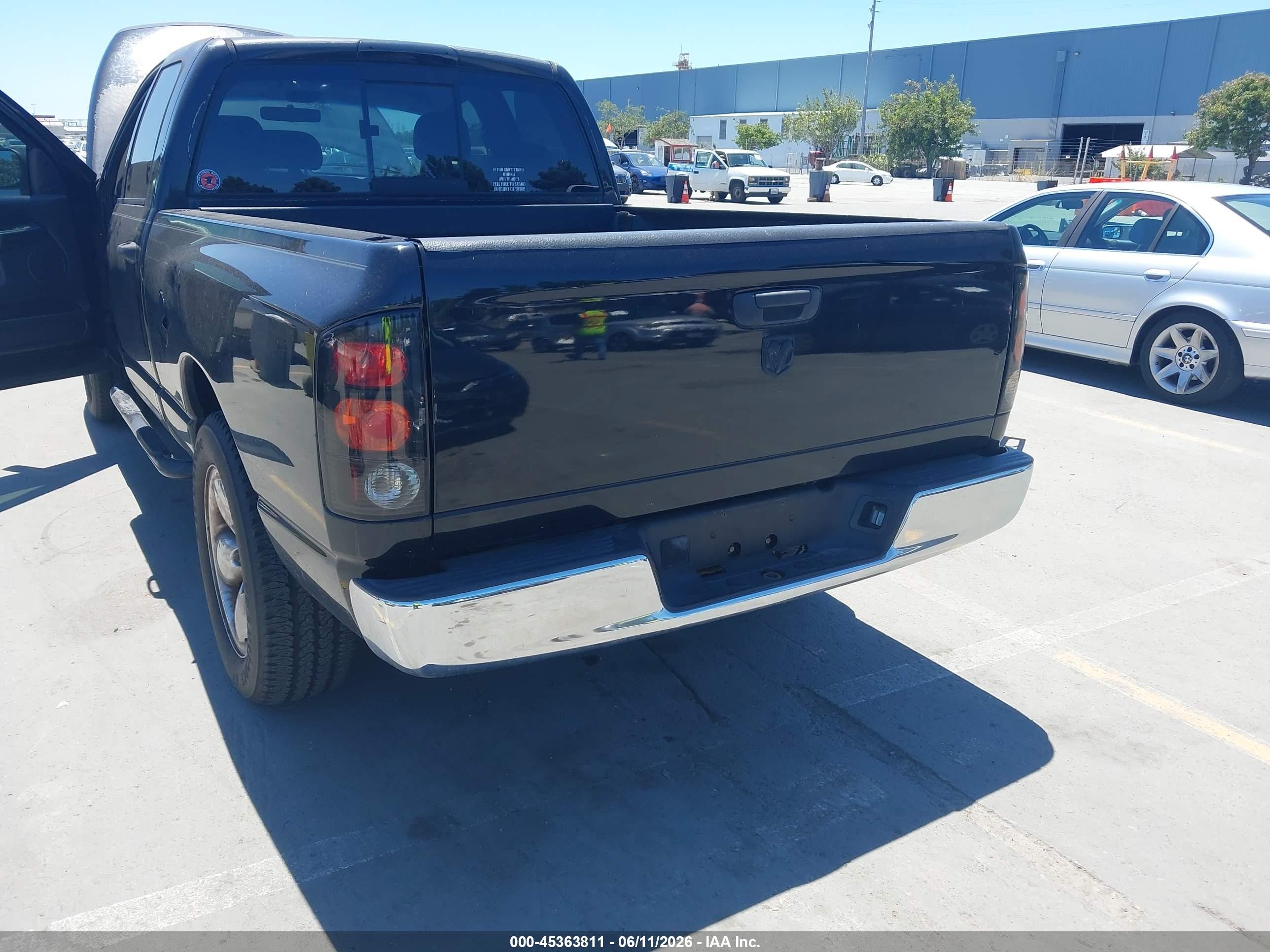 2005 Dodge Ram 1500 Slt/laramie Черный vin: 1D7HA18N75S367355