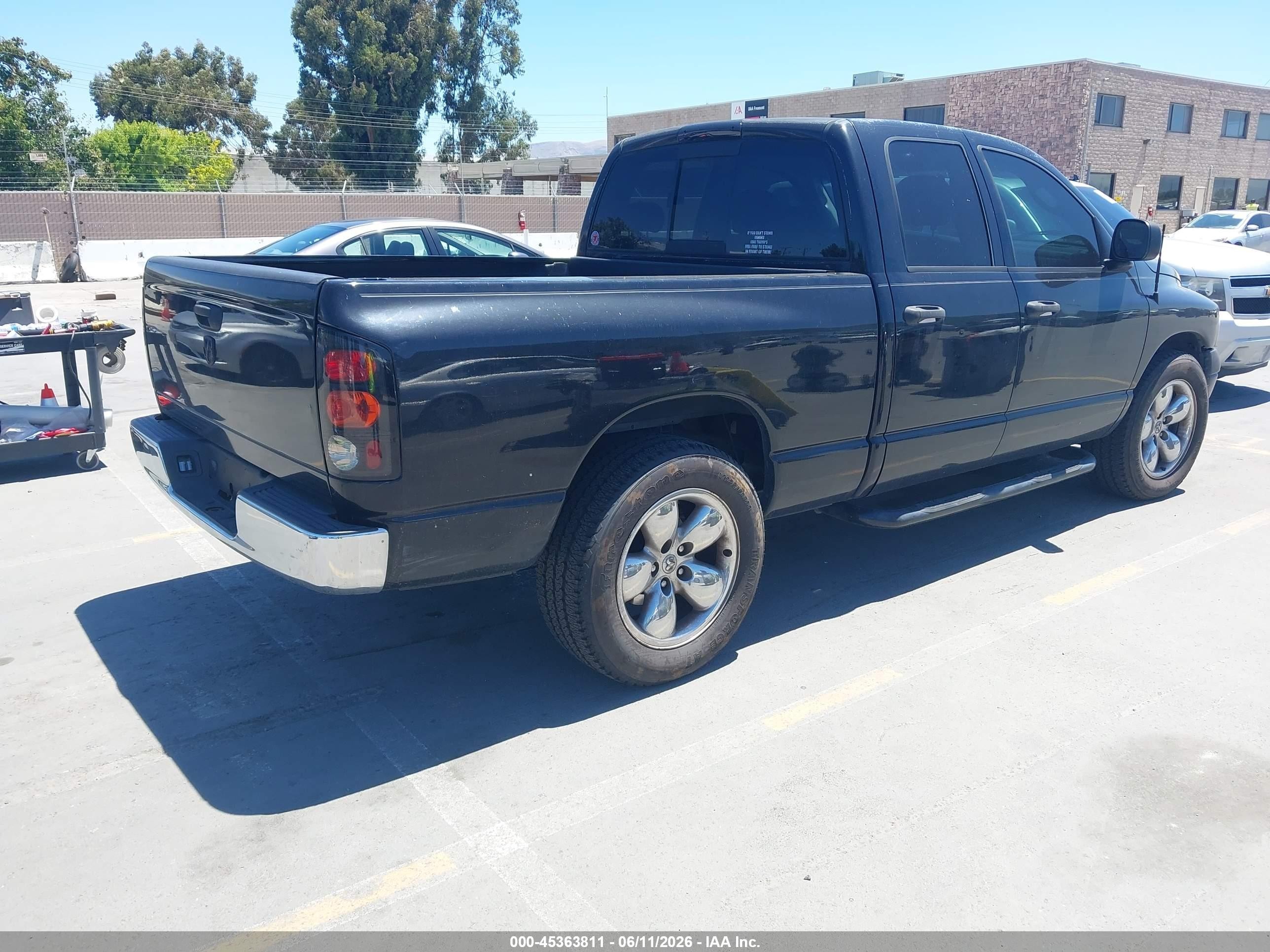 2005 Dodge Ram 1500 Slt/laramie Черный vin: 1D7HA18N75S367355