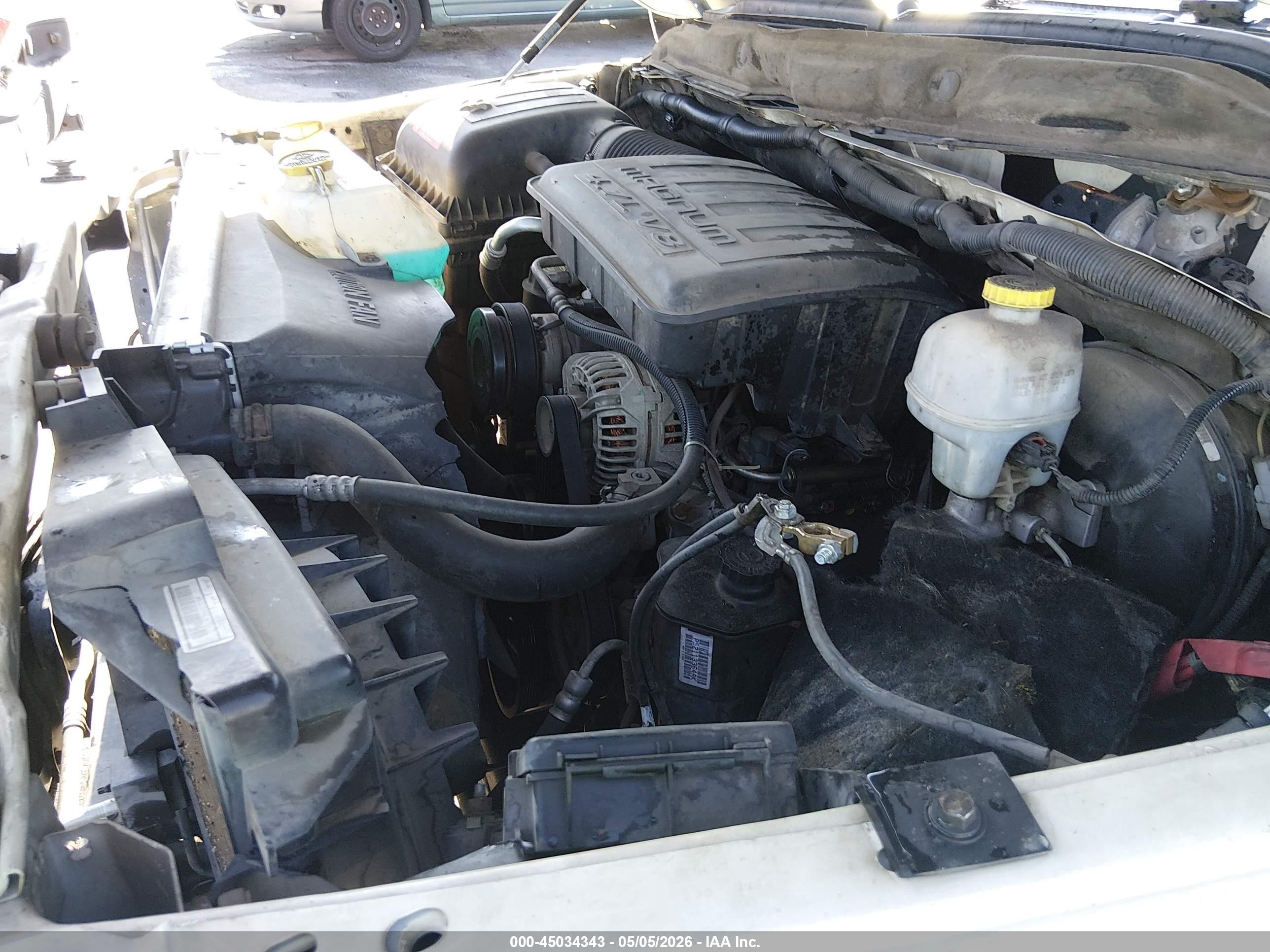 2006 Dodge Ram 1500 Slt White vin: 1D7HA18N76J200632