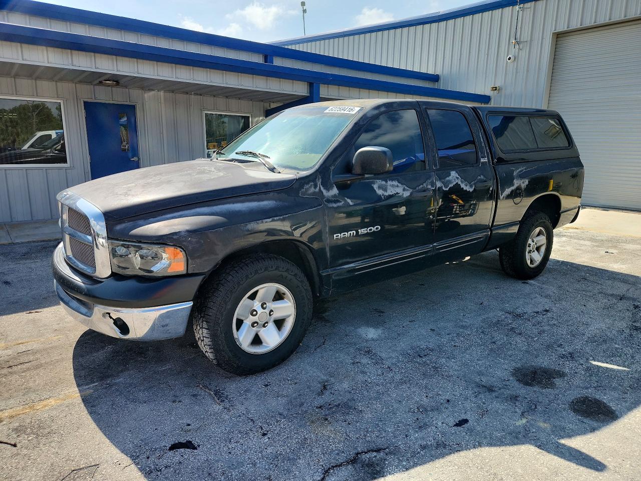 2002 Dodge Ram 1500 Black vin: 1D7HA18N82S574154