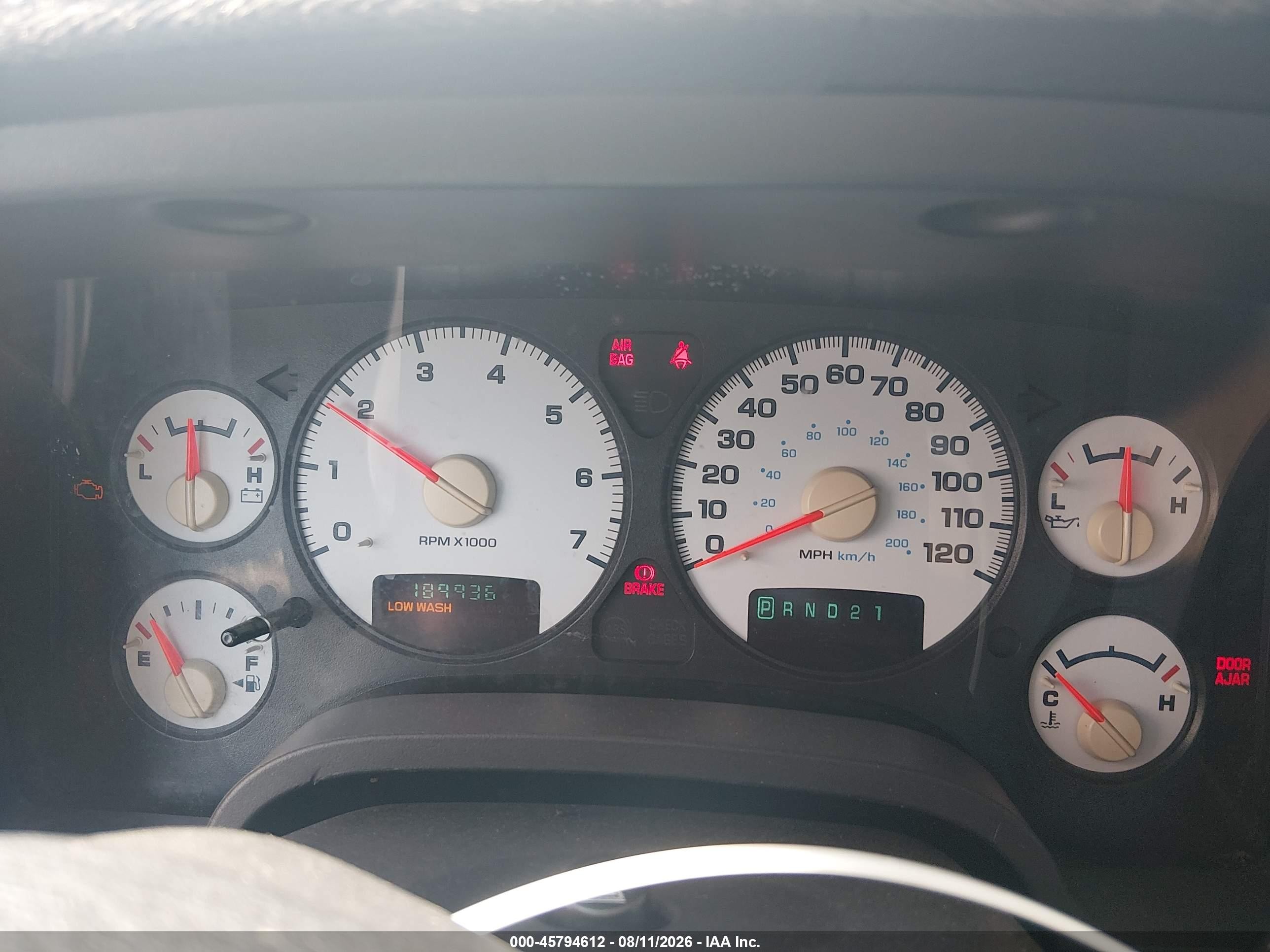 2002 Dodge Ram 1500 St Blue vin: 1D7HA18N82S606519