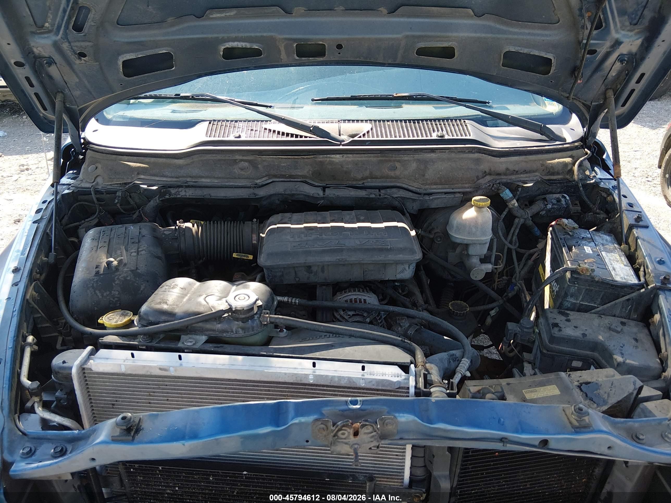 2002 Dodge Ram 1500 St Blue vin: 1D7HA18N82S606519