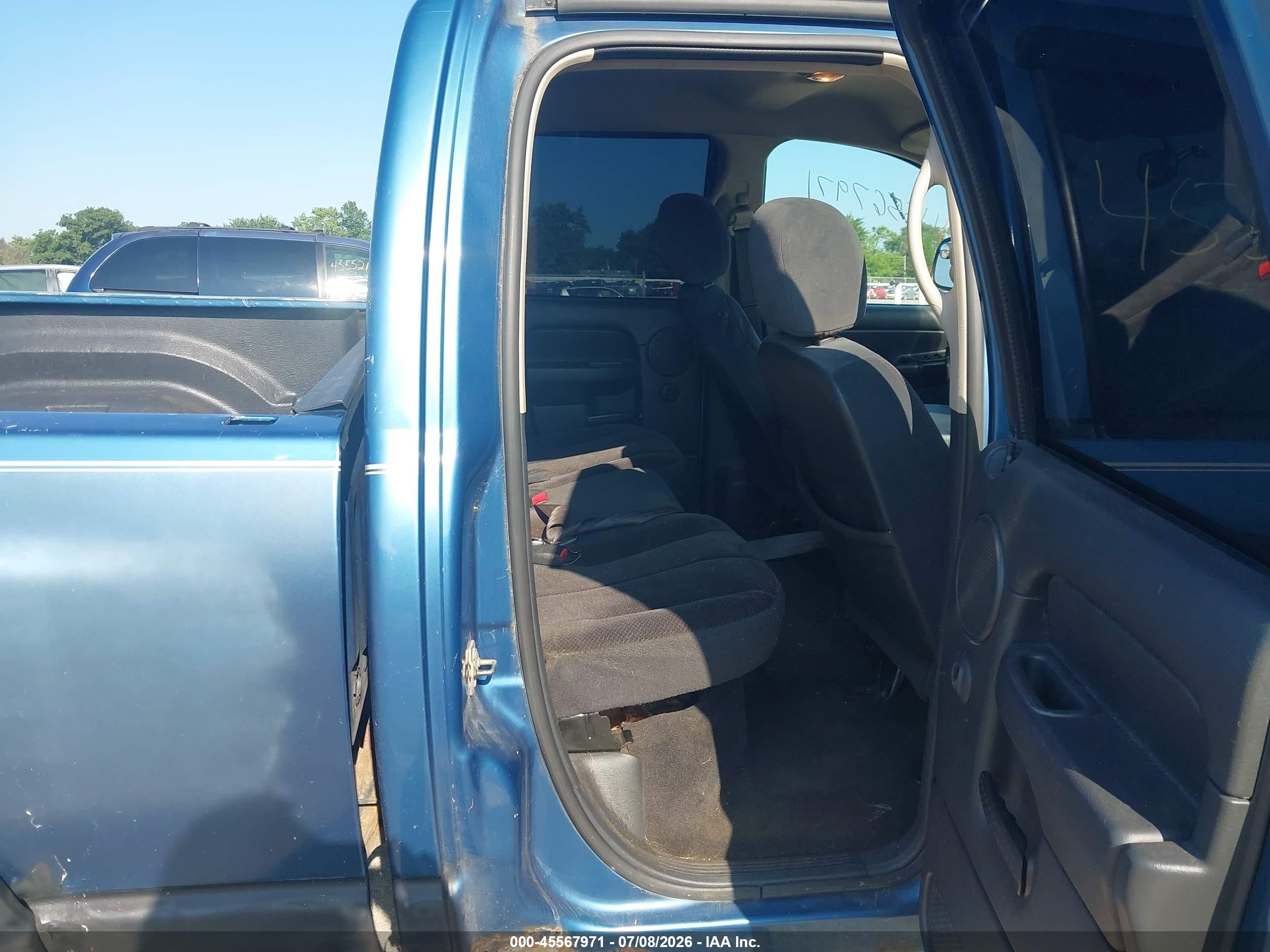 2003 Dodge Ram 1500 Slt/laramie/st Blue vin: 1D7HA18N83J653881