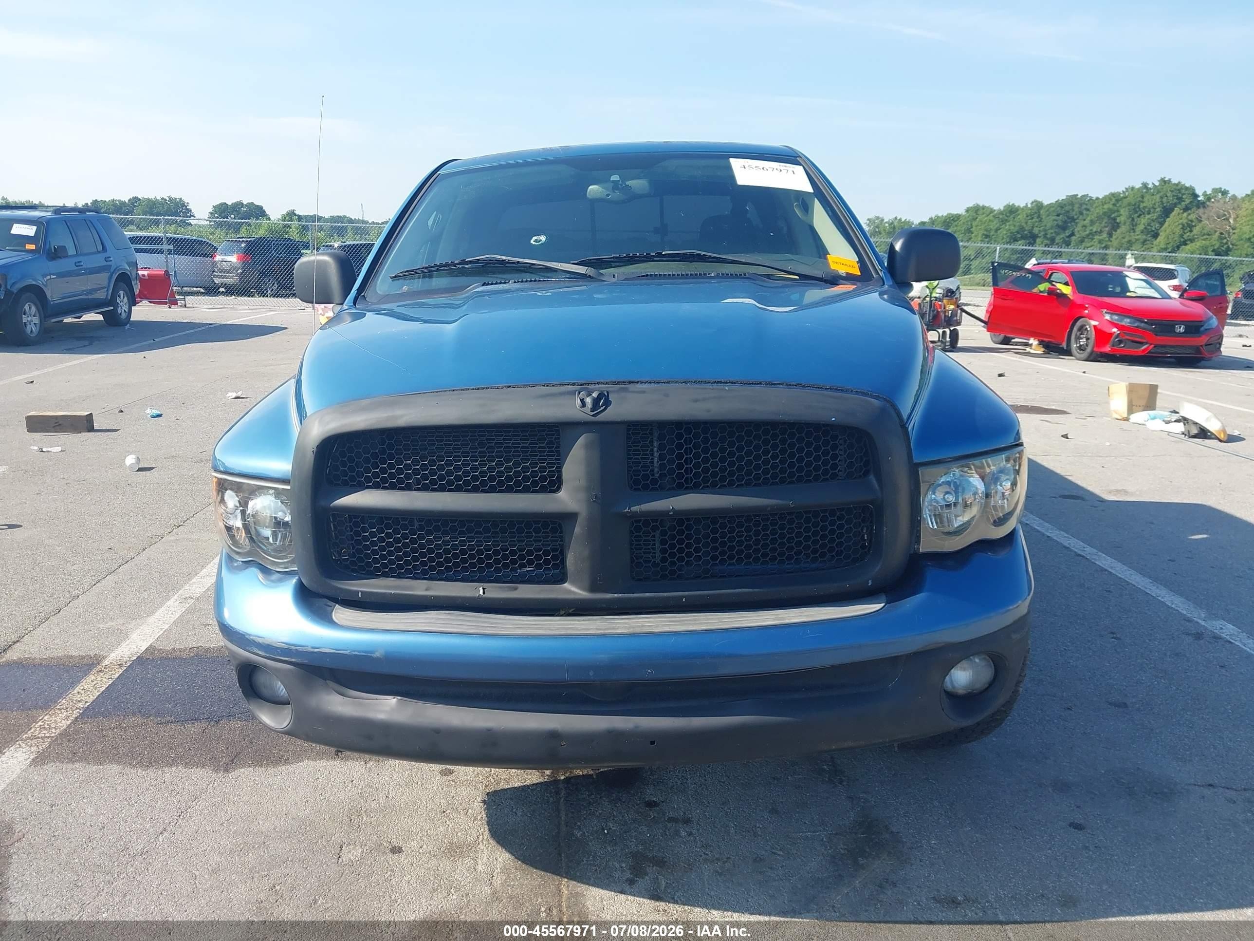 2003 Dodge Ram 1500 Slt/laramie/st Blue vin: 1D7HA18N83J653881