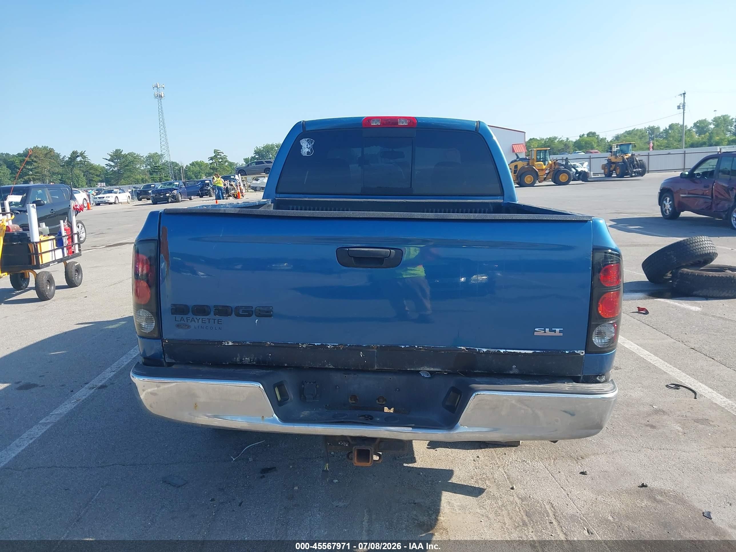 2003 Dodge Ram 1500 Slt/laramie/st Blue vin: 1D7HA18N83J653881