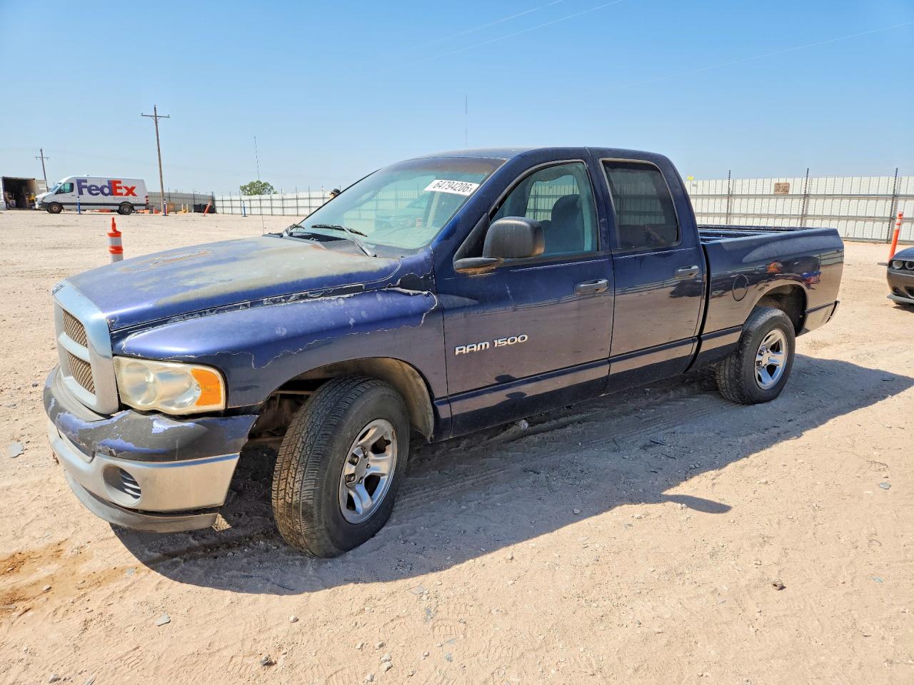 2003 Dodge Ram 1500 St Blue vin: 1D7HA18N83S196936