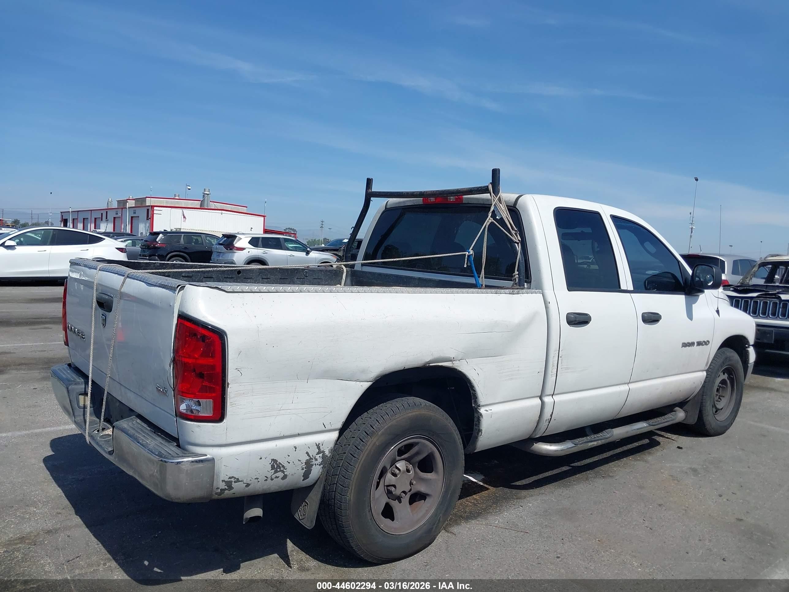 2004 Dodge Ram 1500 Slt/laramie White vin: 1D7HA18N84J106868