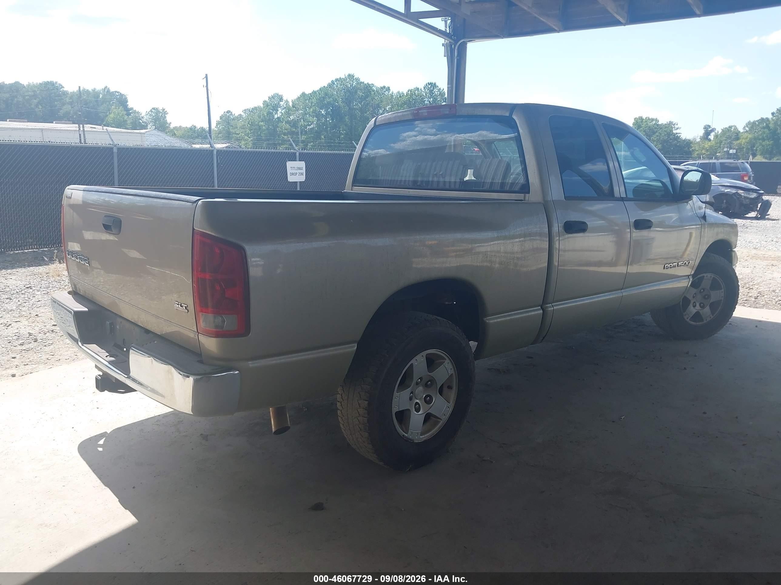 2004 Dodge Ram 1500 Slt/laramie Gold vin: 1D7HA18N84S737971