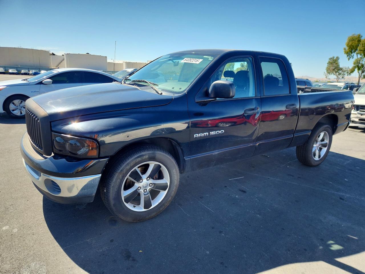 2005 Dodge Ram 1500 St Черный vin: 1D7HA18N85J606689