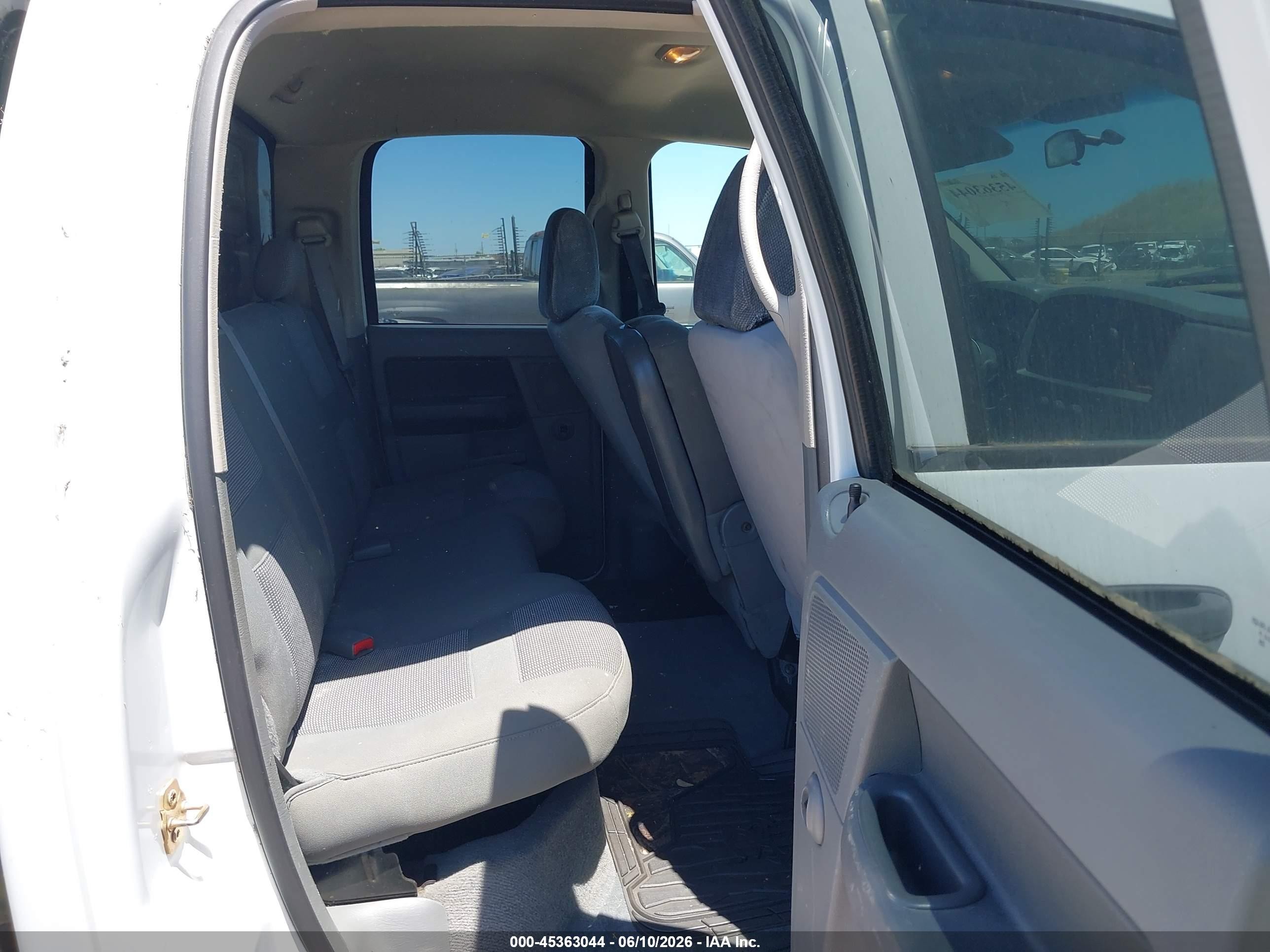 2006 Dodge Ram 1500 Slt White vin: 1D7HA18N86S693327