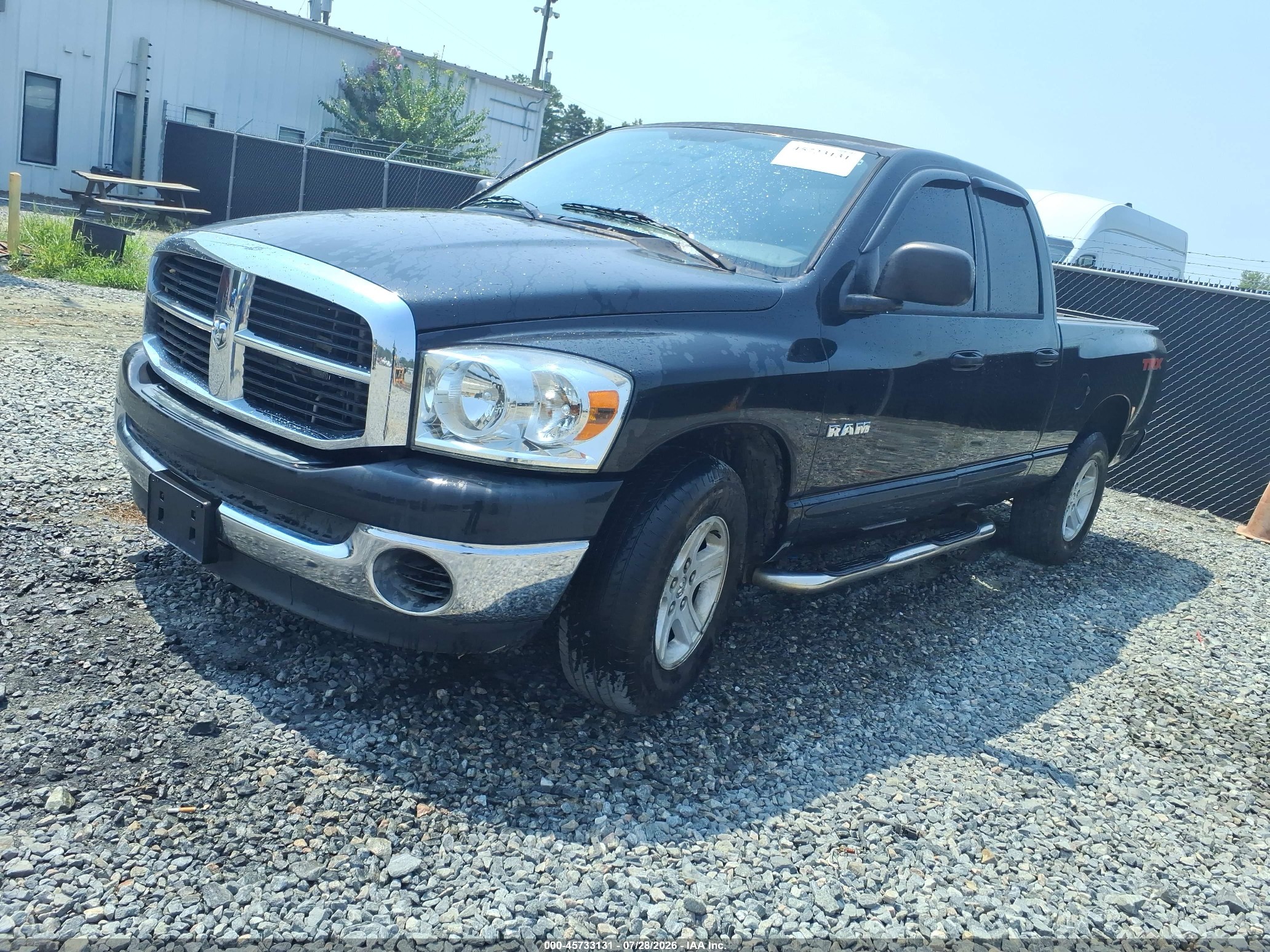 2008 Dodge Ram 1500 St/sxt Black vin: 1D7HA18N88S582005