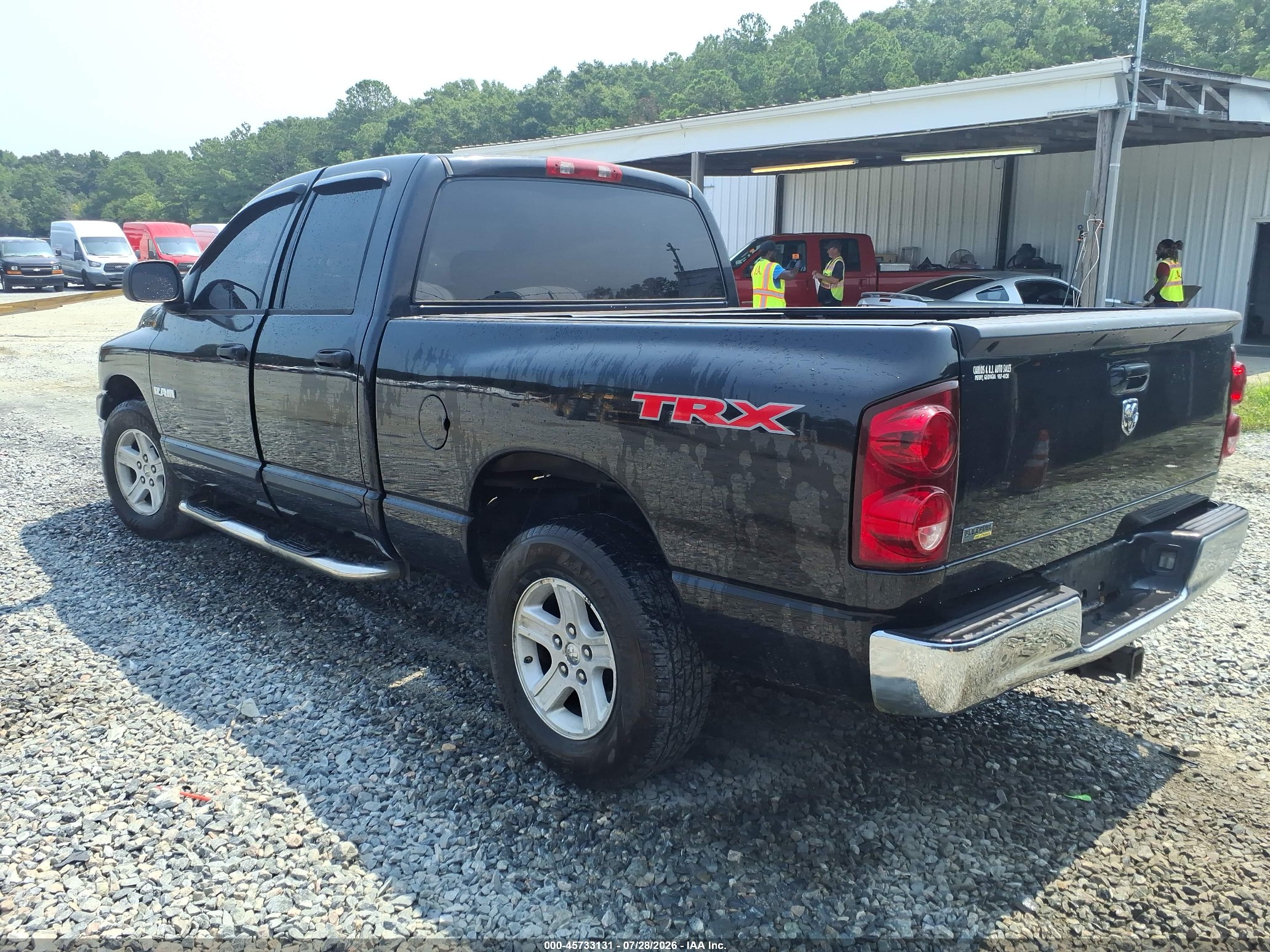 2008 Dodge Ram 1500 St/sxt Black vin: 1D7HA18N88S582005