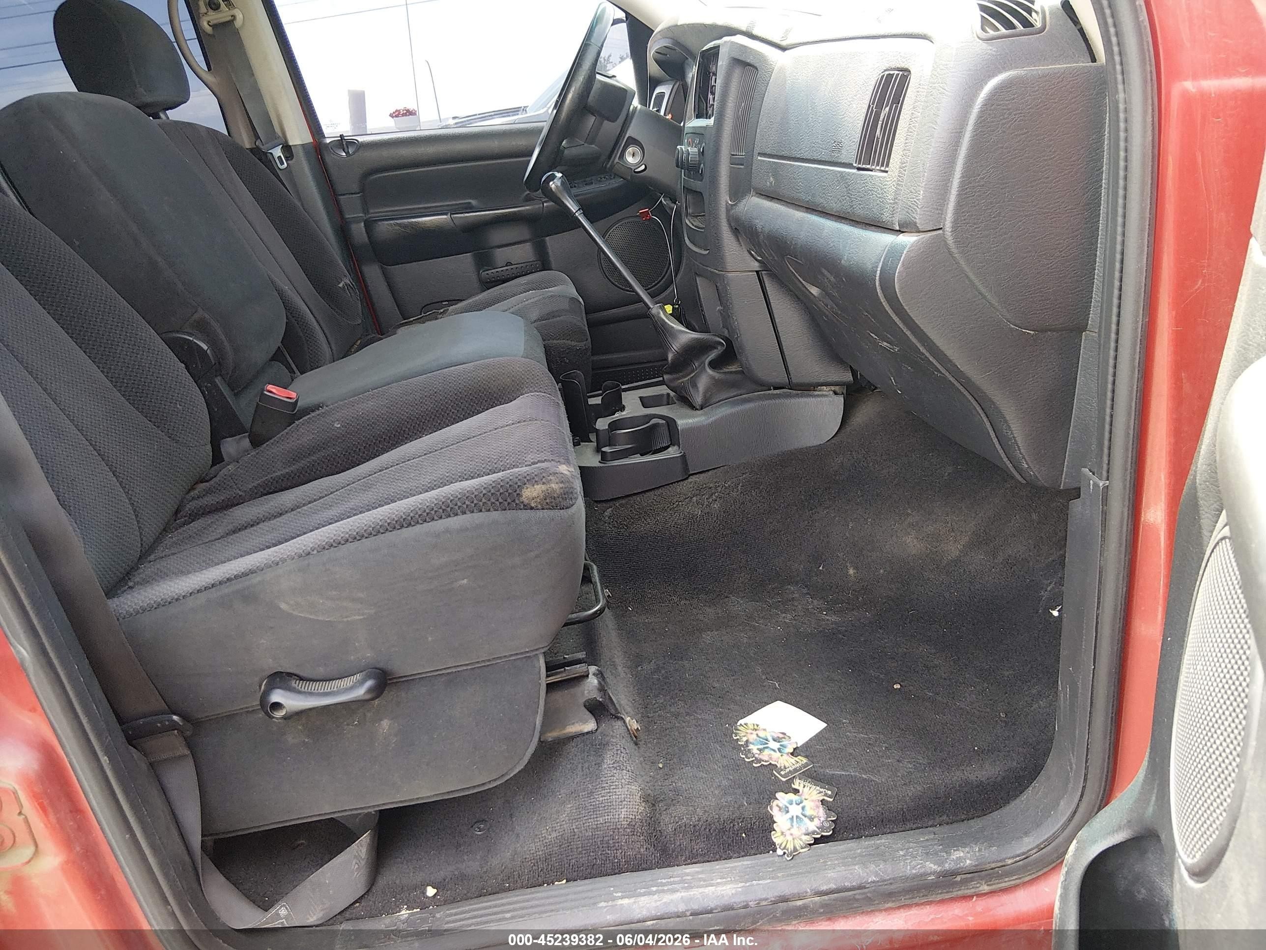 2004 Dodge Ram 1500 Slt/laramie Red vin: 1D7HA18N94J109472