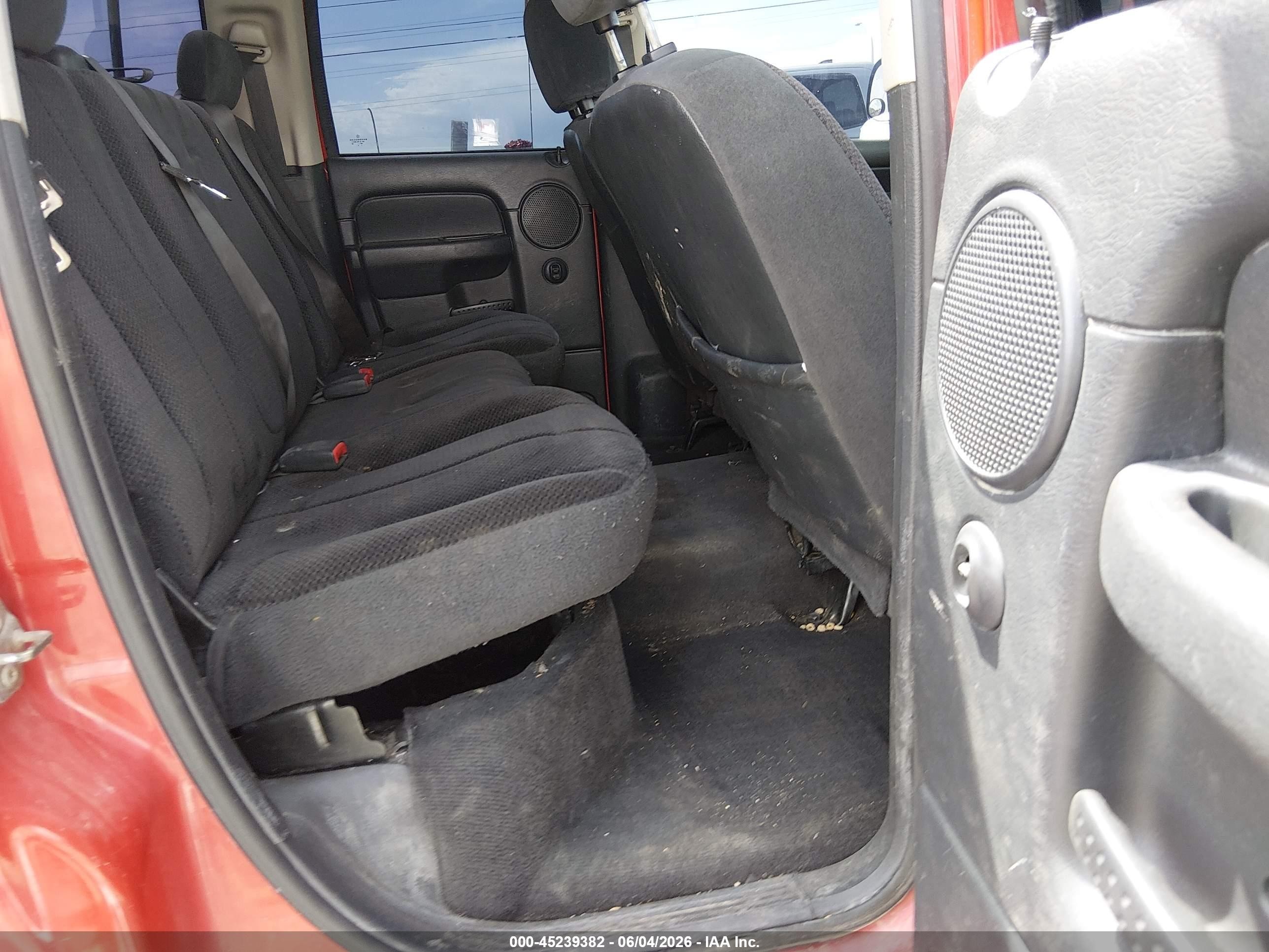 2004 Dodge Ram 1500 Slt/laramie Red vin: 1D7HA18N94J109472
