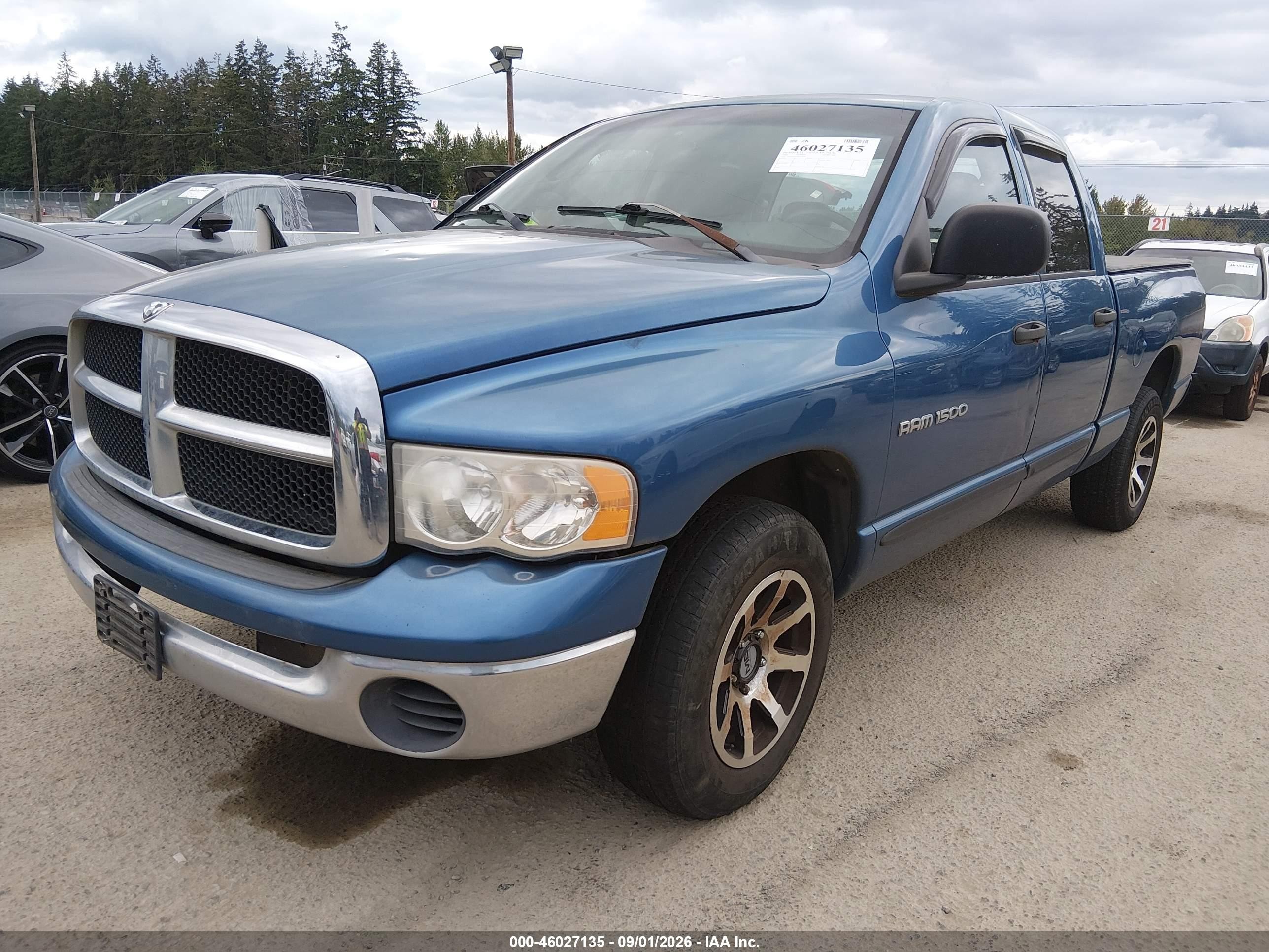 2004 Dodge Ram 1500 Slt/laramie Синий vin: 1D7HA18N94J183992