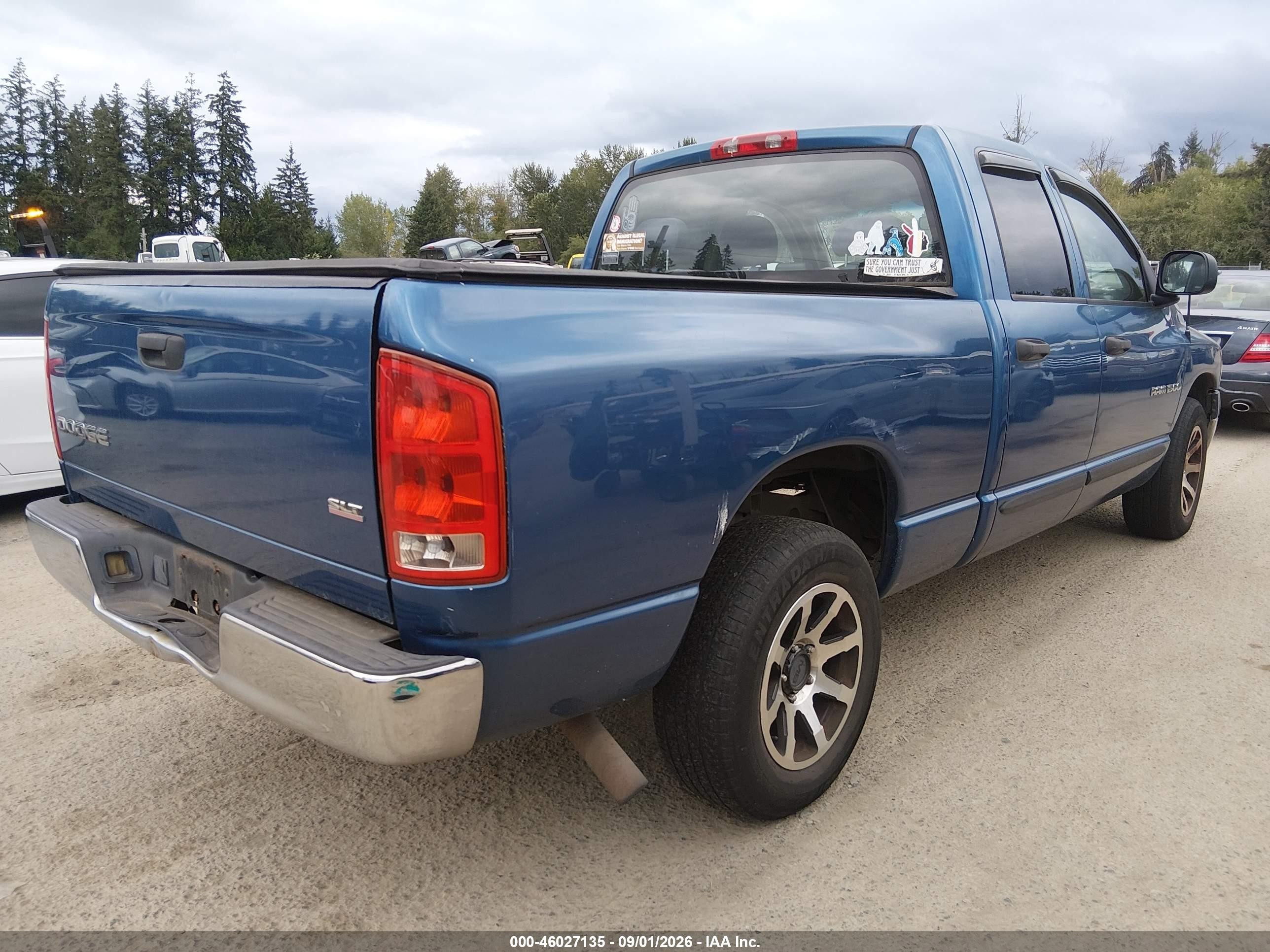 2004 Dodge Ram 1500 Slt/laramie Синий vin: 1D7HA18N94J183992