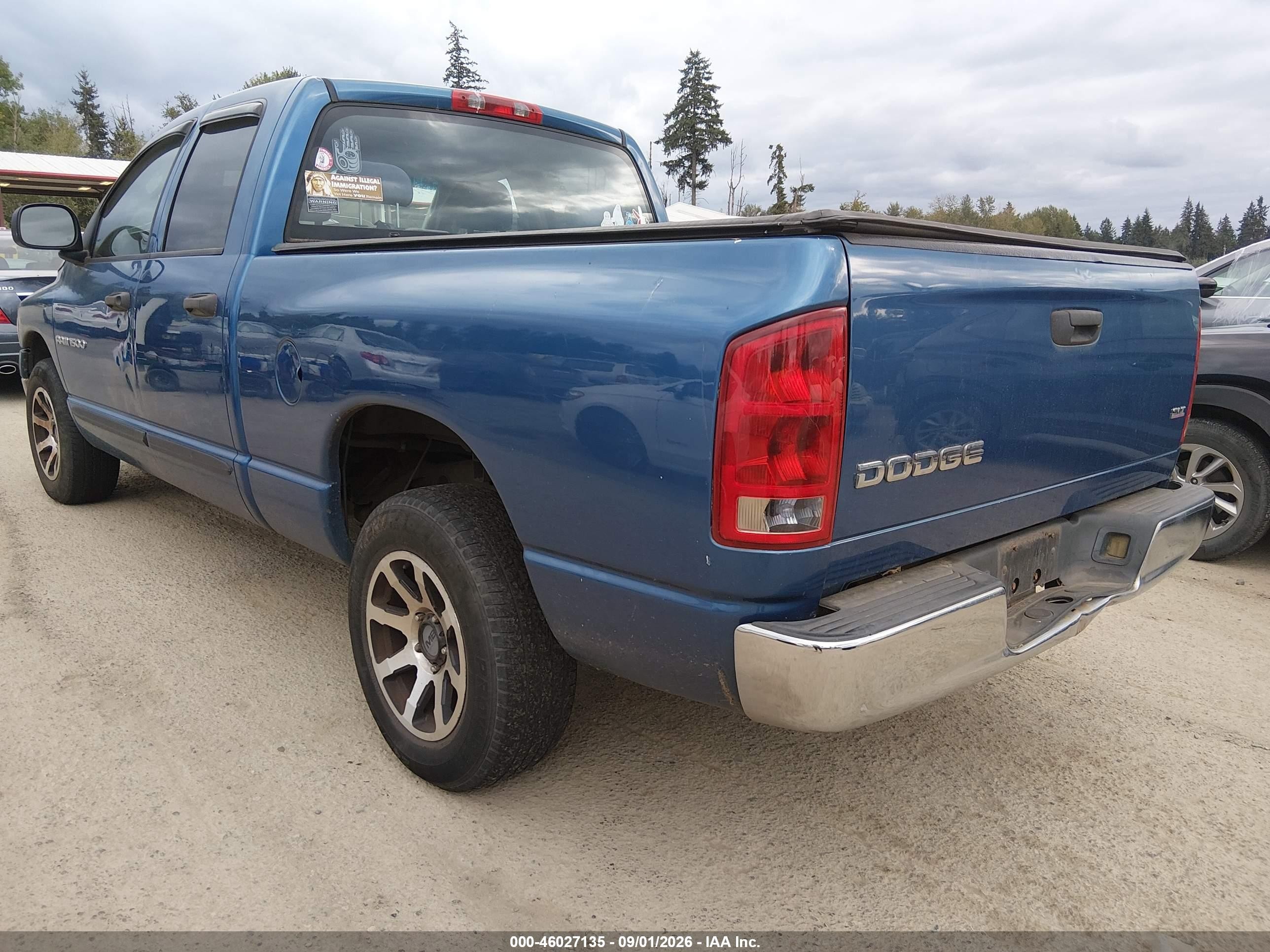 2004 Dodge Ram 1500 Slt/laramie Синий vin: 1D7HA18N94J183992