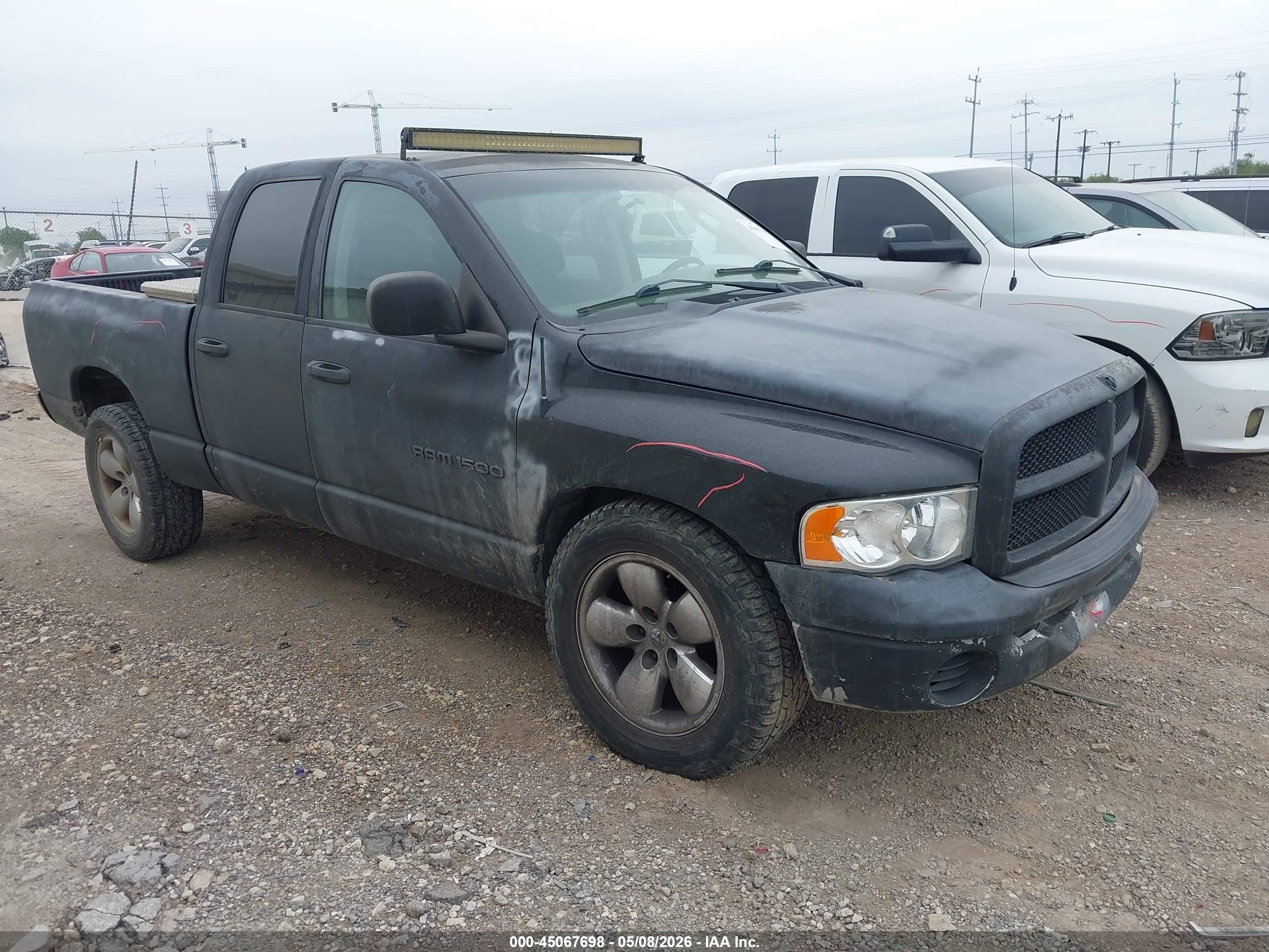 2004 Dodge Ram 1500 Slt/laramie Black vin: 1D7HA18N94J227196