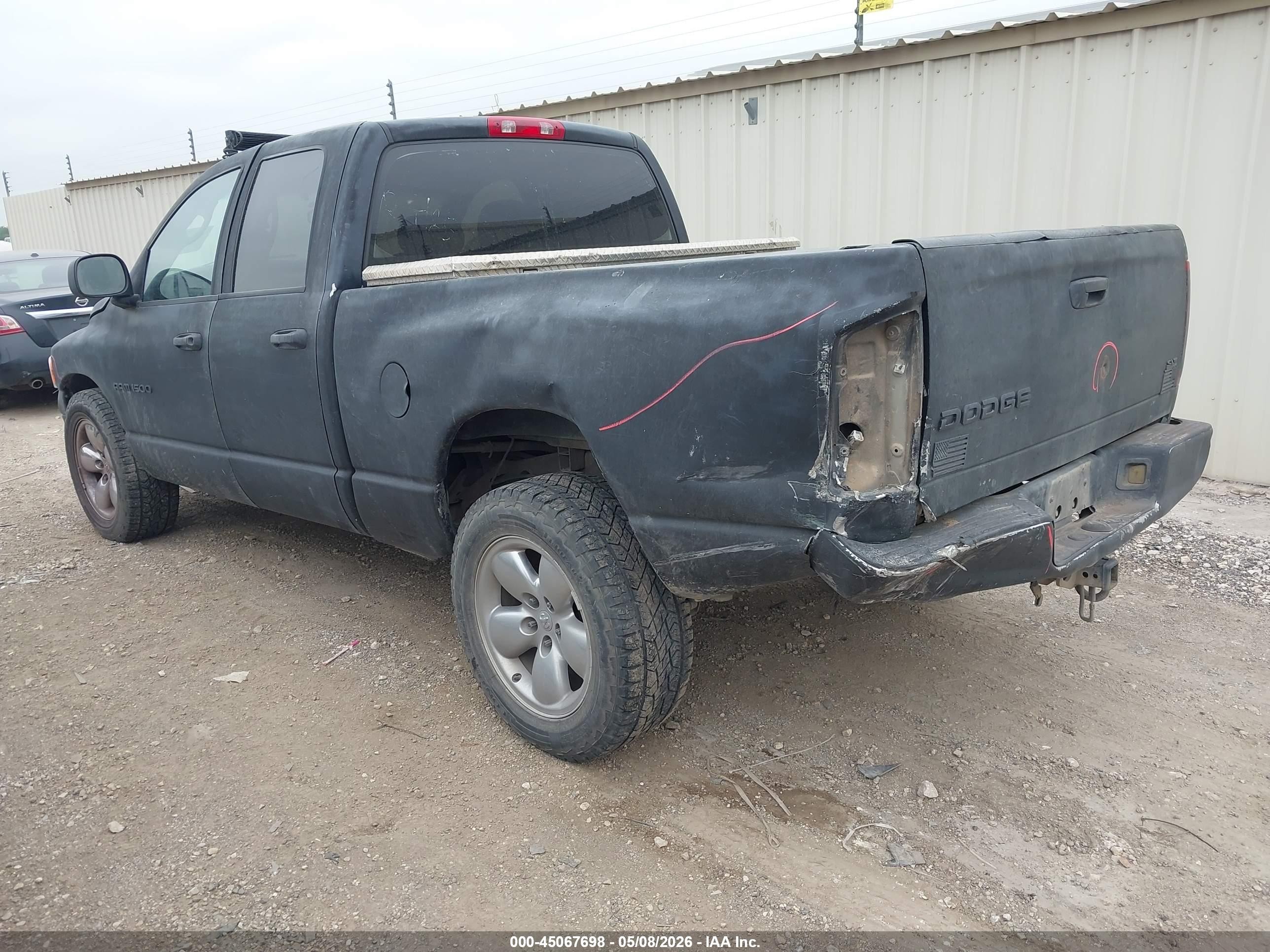 2004 Dodge Ram 1500 Slt/laramie Black vin: 1D7HA18N94J227196