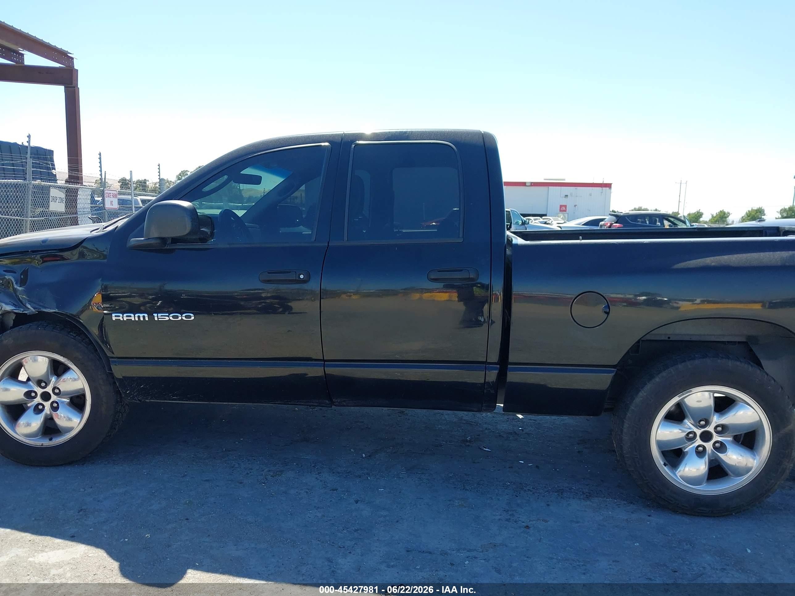 2004 Dodge Ram 1500 Slt/laramie Black vin: 1D7HA18N94J263437